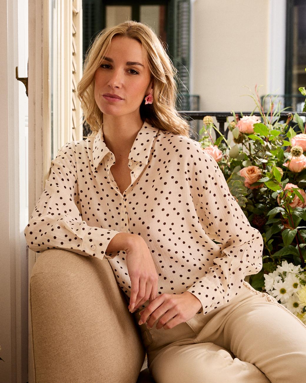 Mireya Polka Dot Shirt