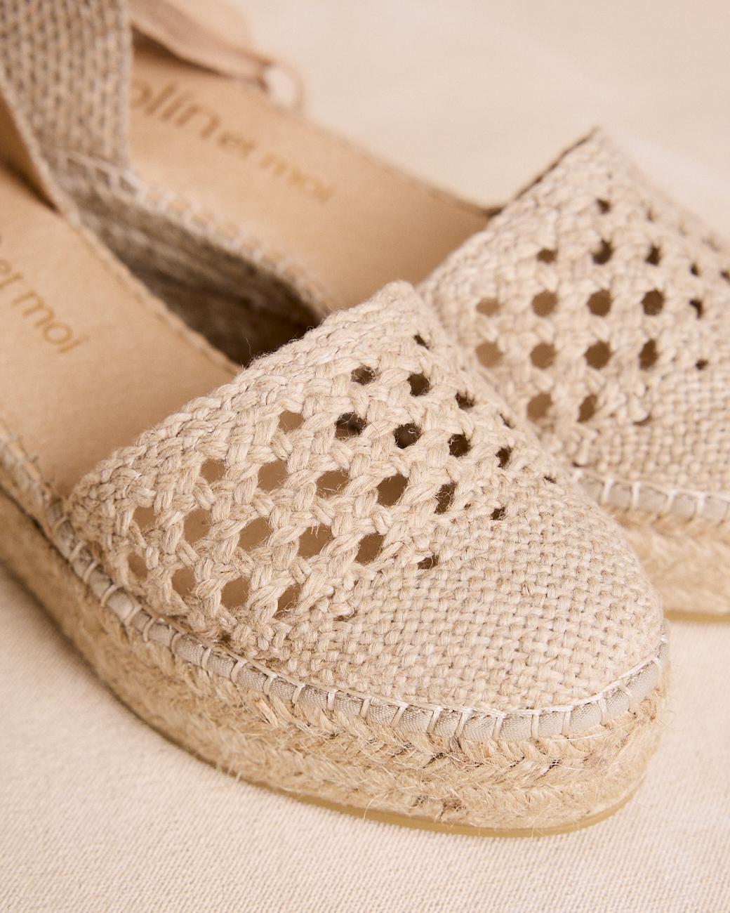 Espadrille compensée Elisabetta