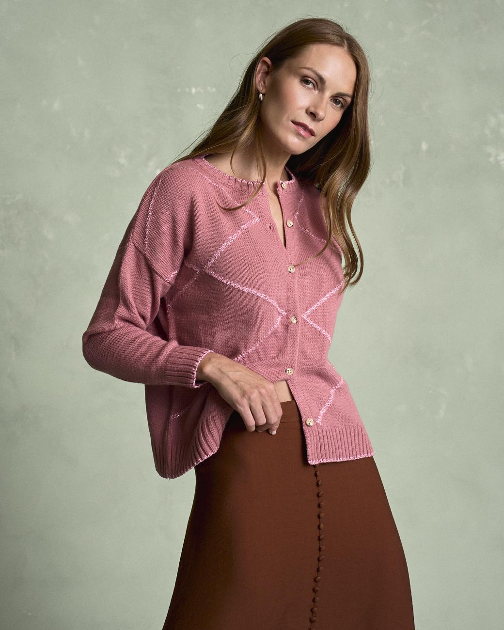 Cardigan Rosa Taya