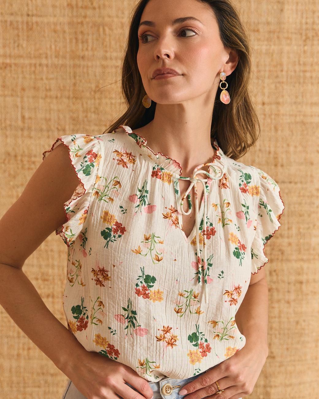 Camisa Flores Liana