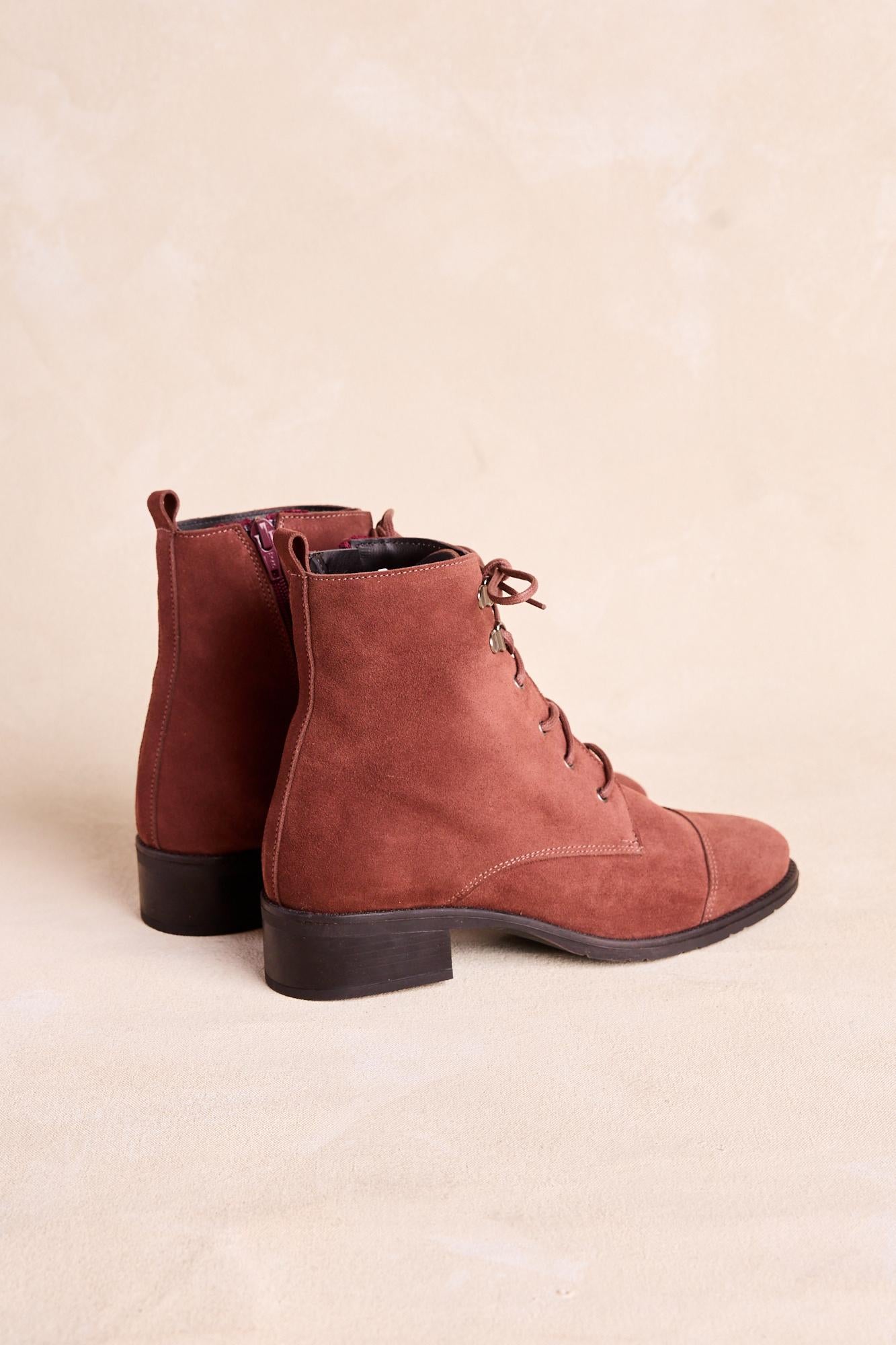 Alisa Lace-up Ankle Boots
