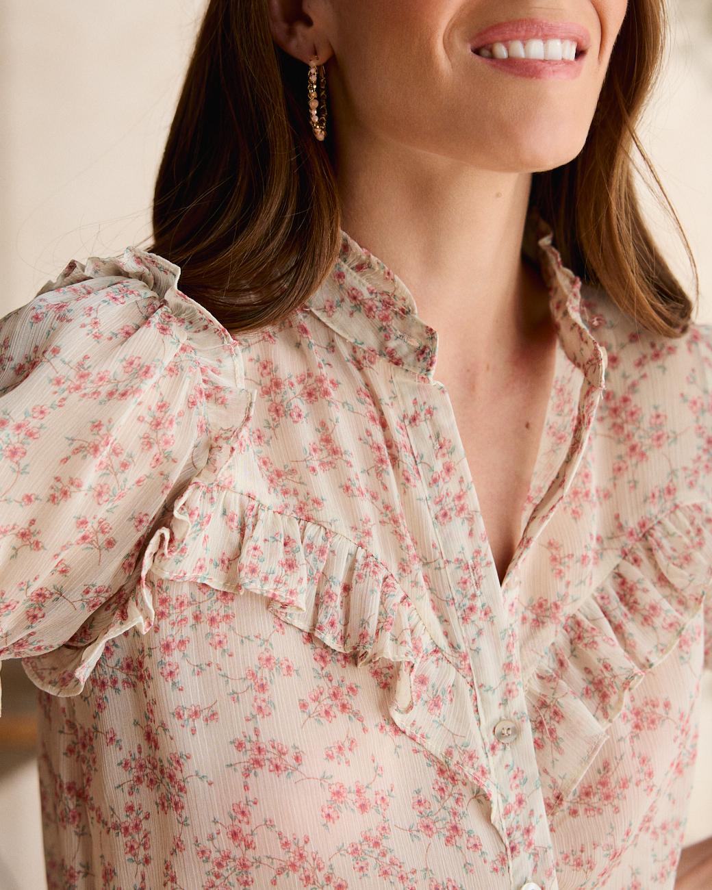 Blouse à fleurs Jasmine