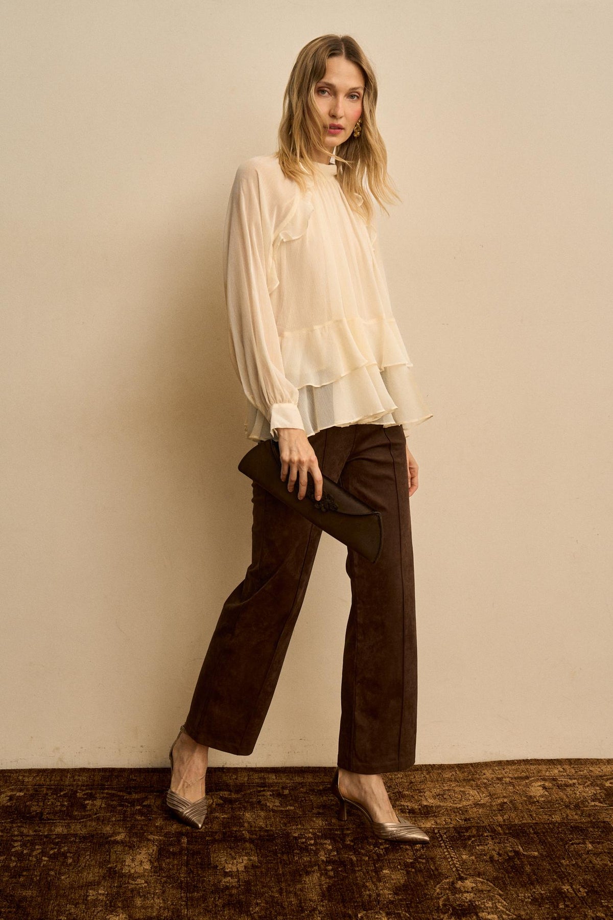 Elianeve Ruffle Blouse