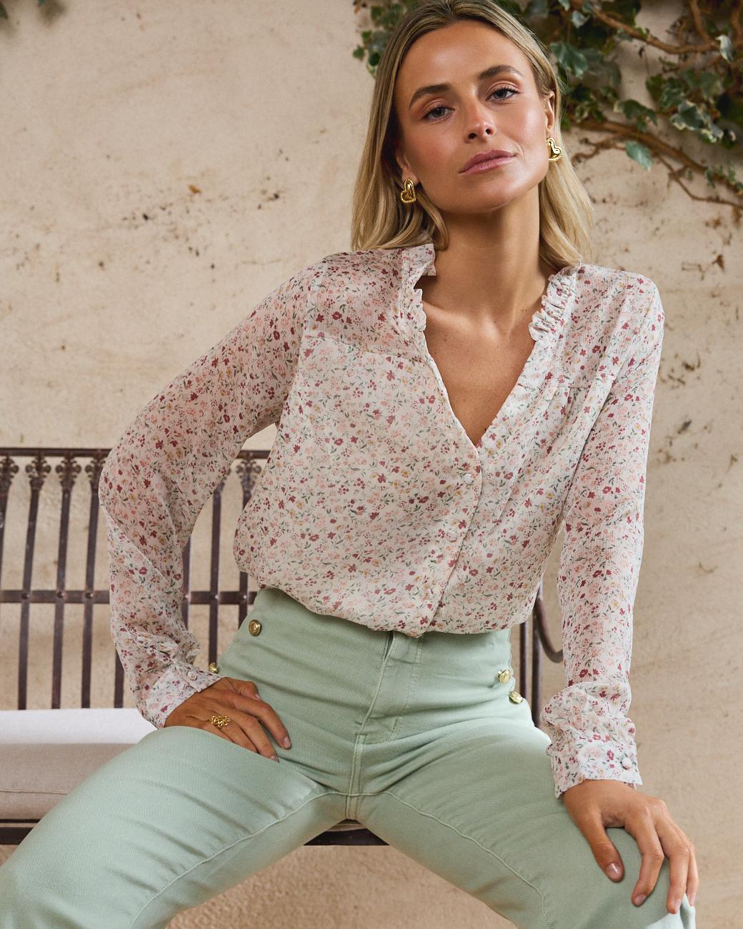 Camisa Flores Magnolia