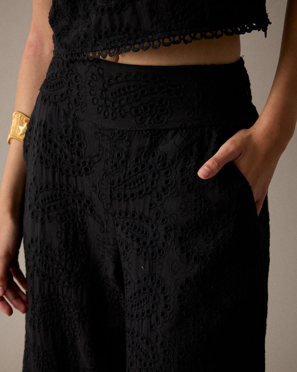 Pantalon ajouré Aida