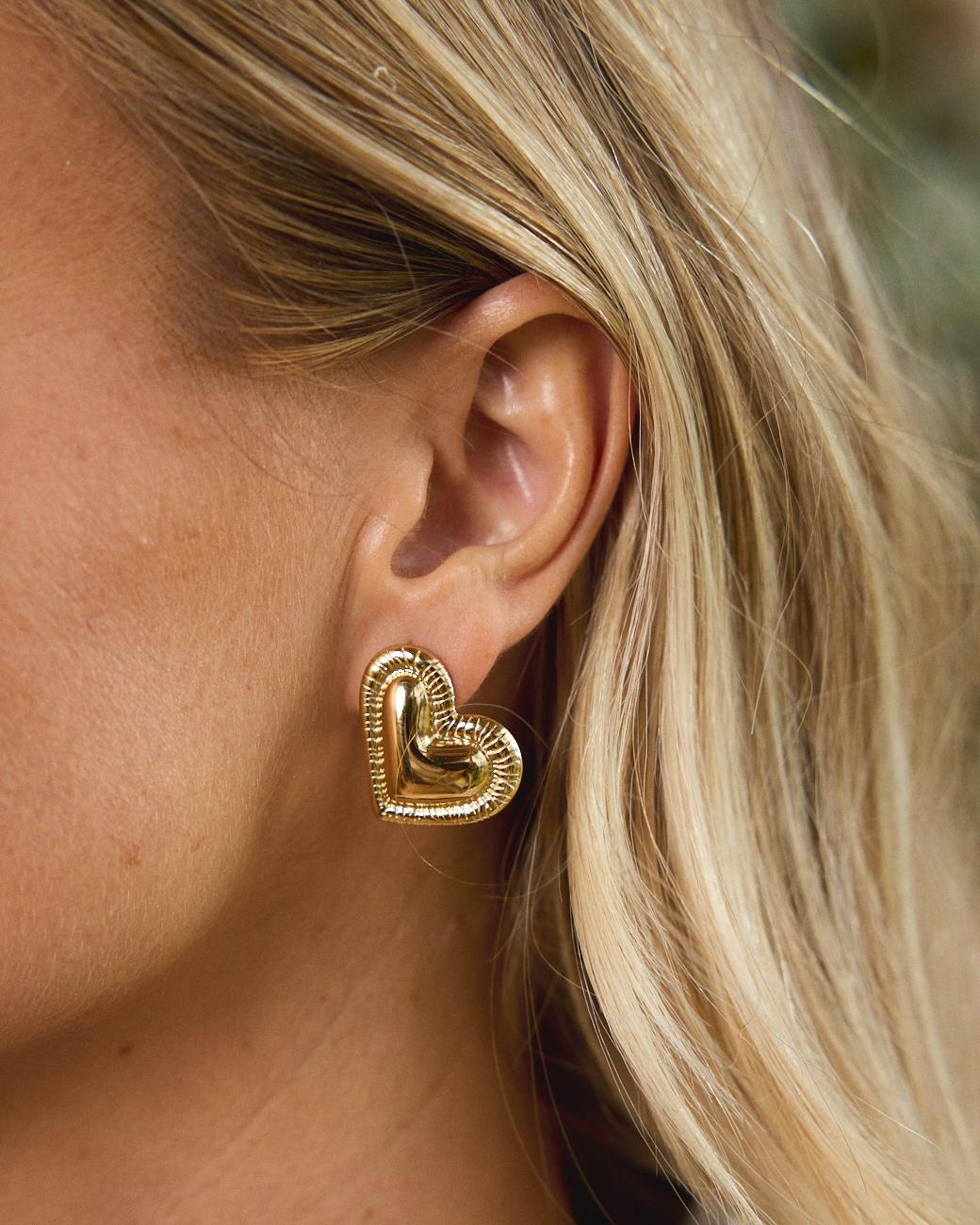 Tania Heart Earring