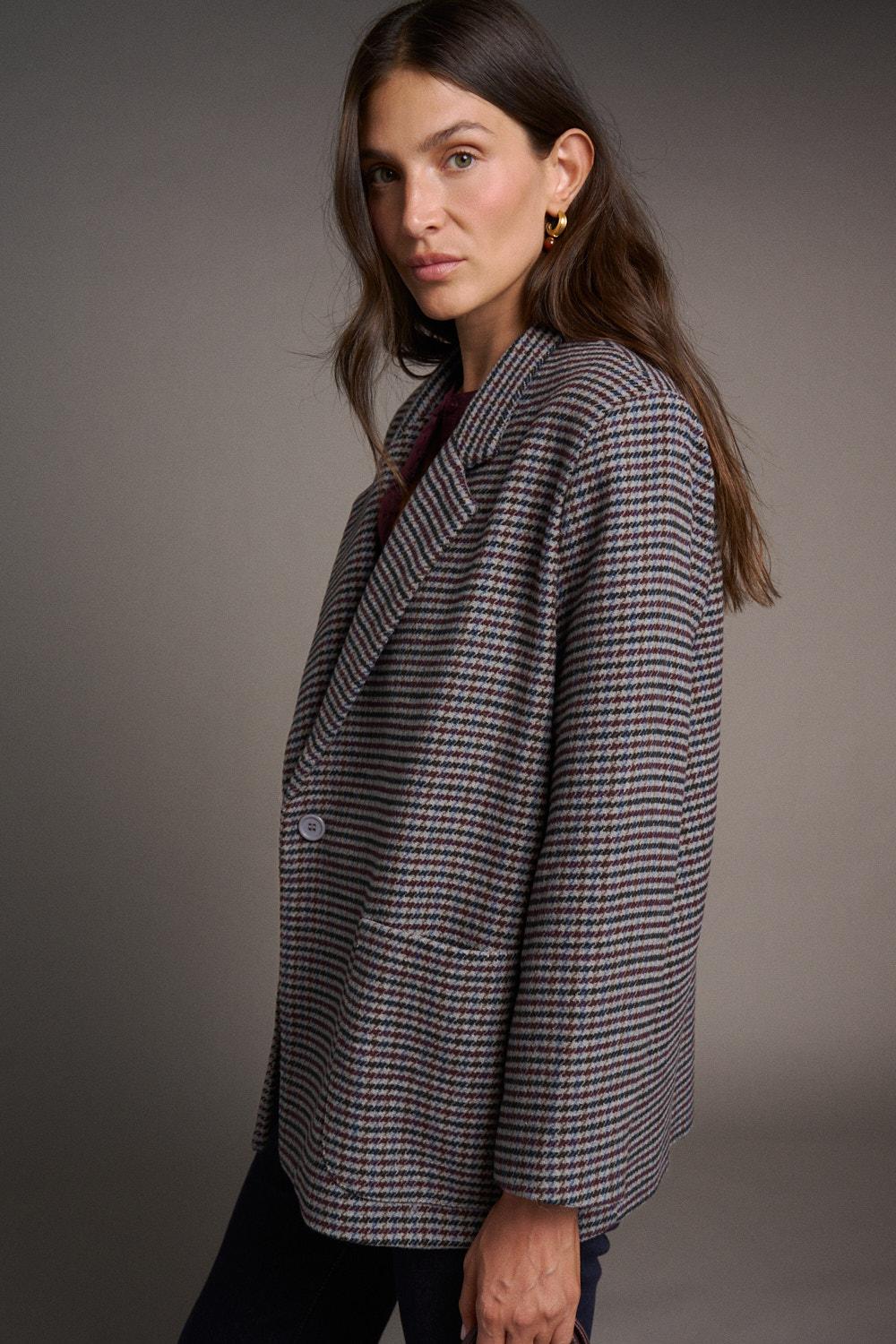 Manteau en drap Solaine