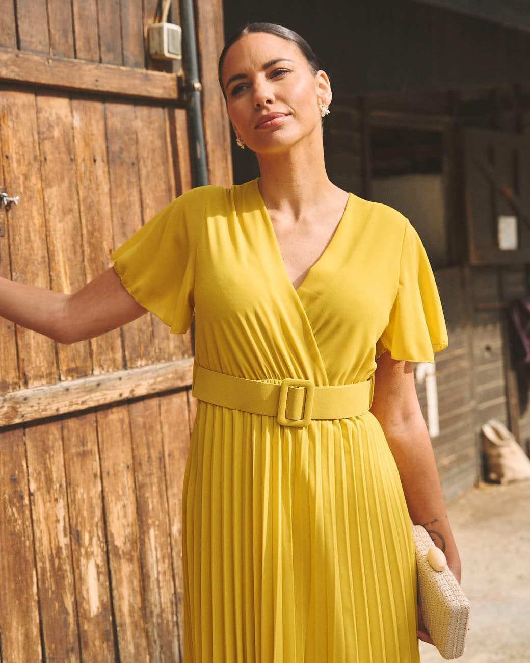 Robe plissée Elodi