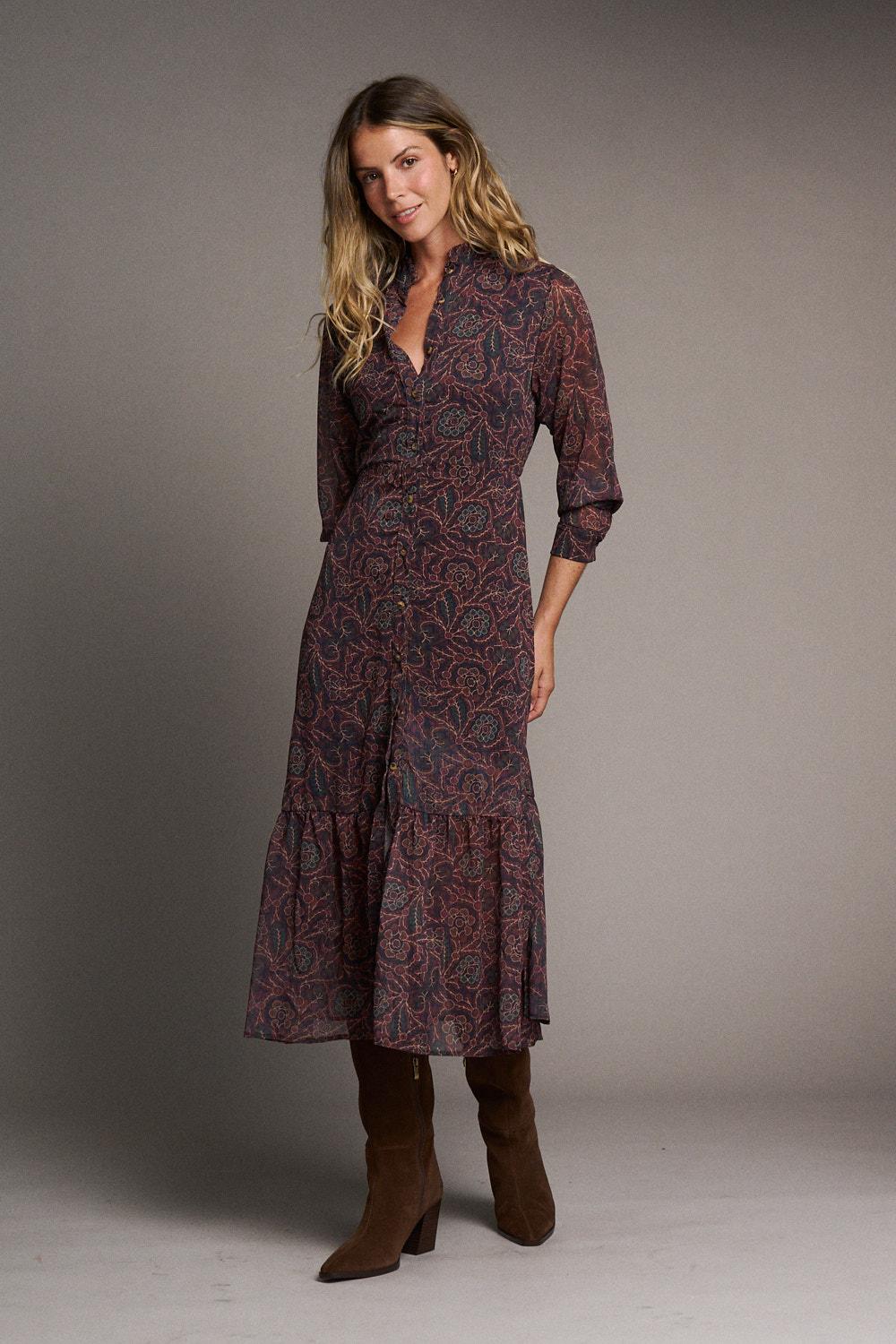 Robe à fleurs Sofía
