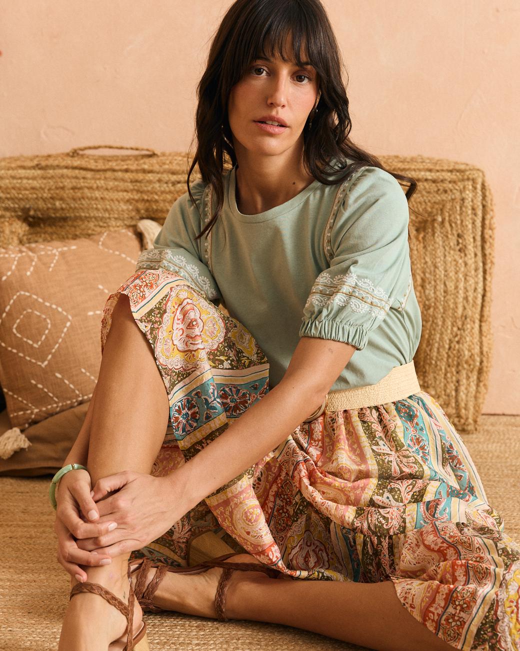 Camiseta Bordado Carlota