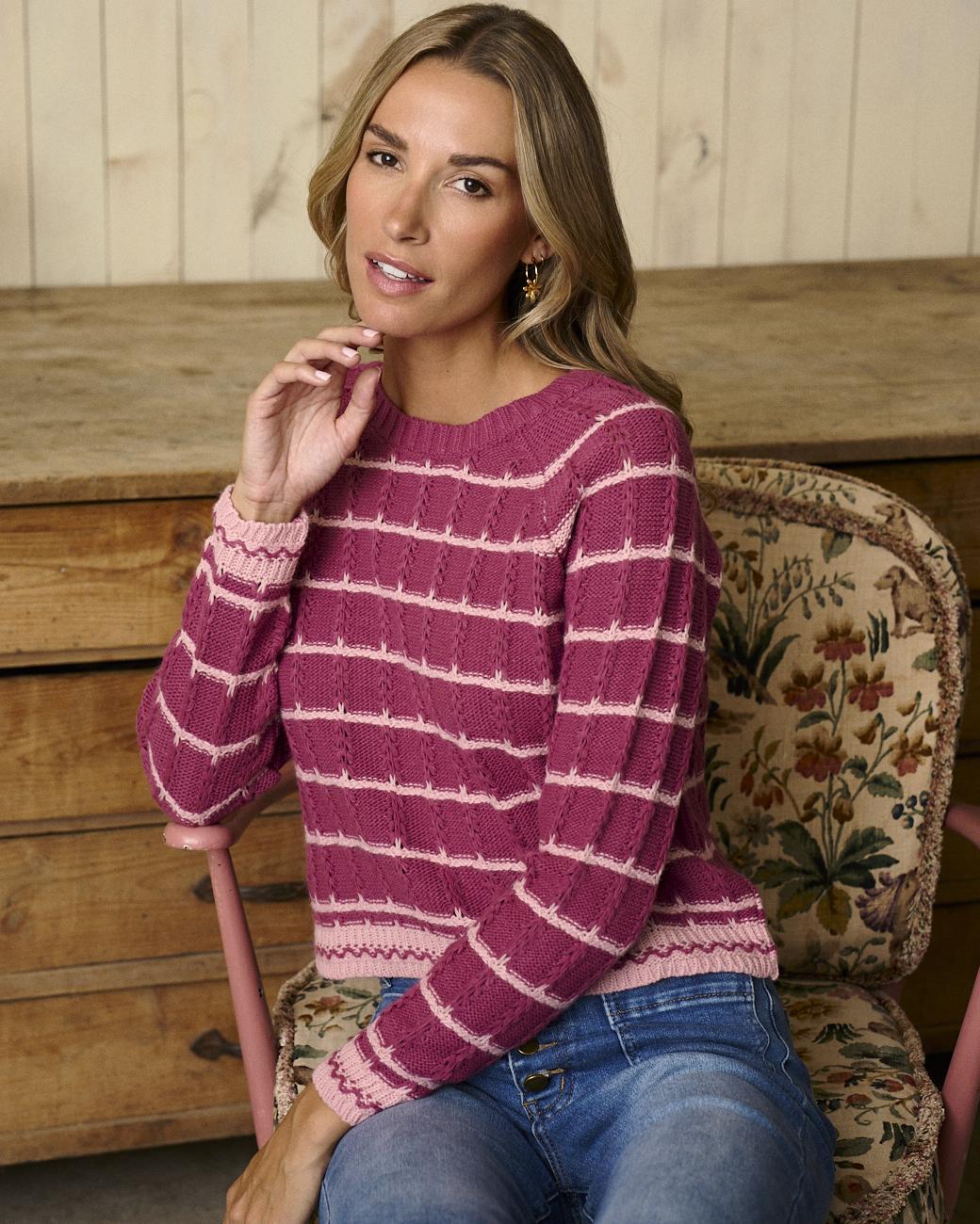 Sweater Stripes Malva
