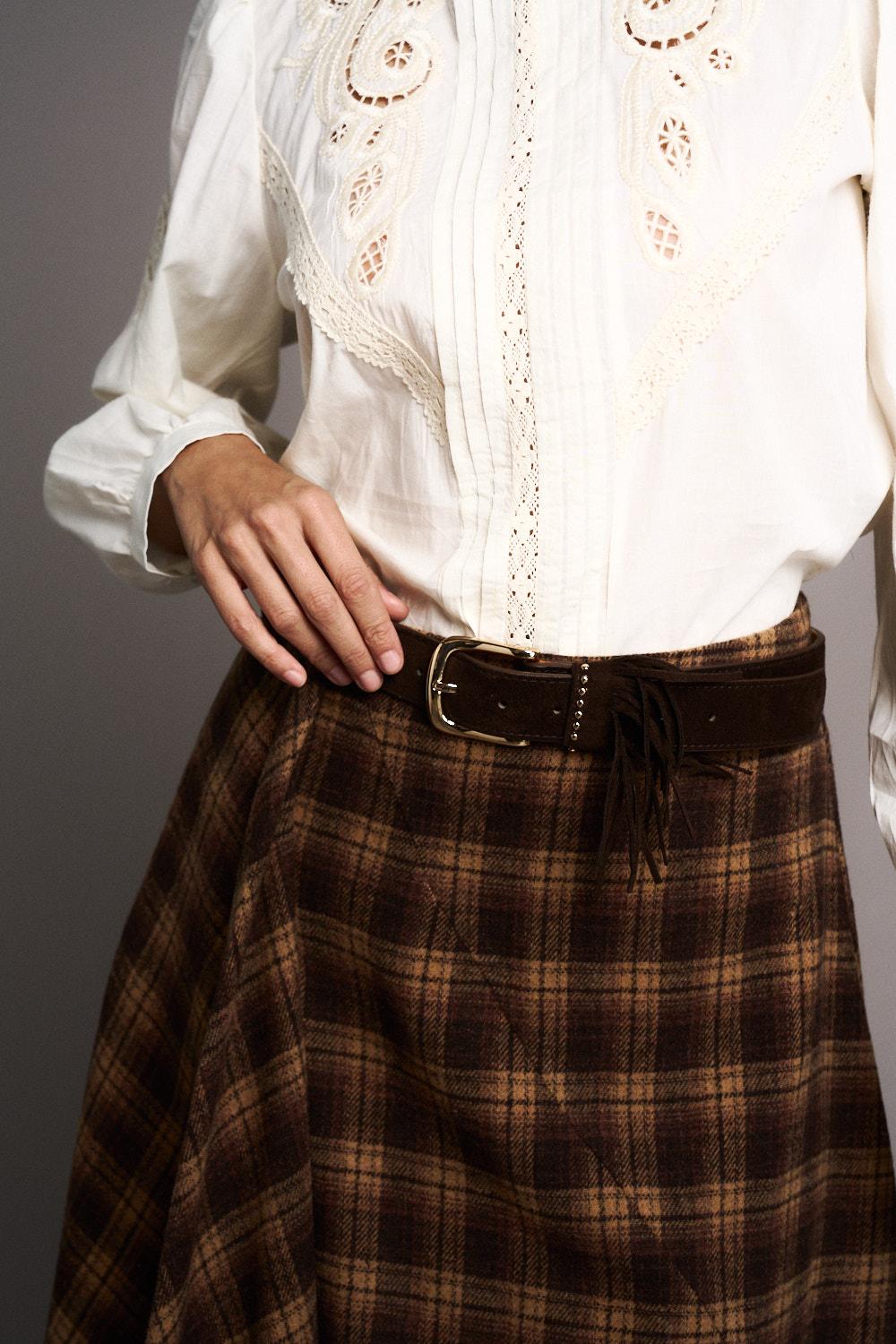 Philippine Check print Skirt