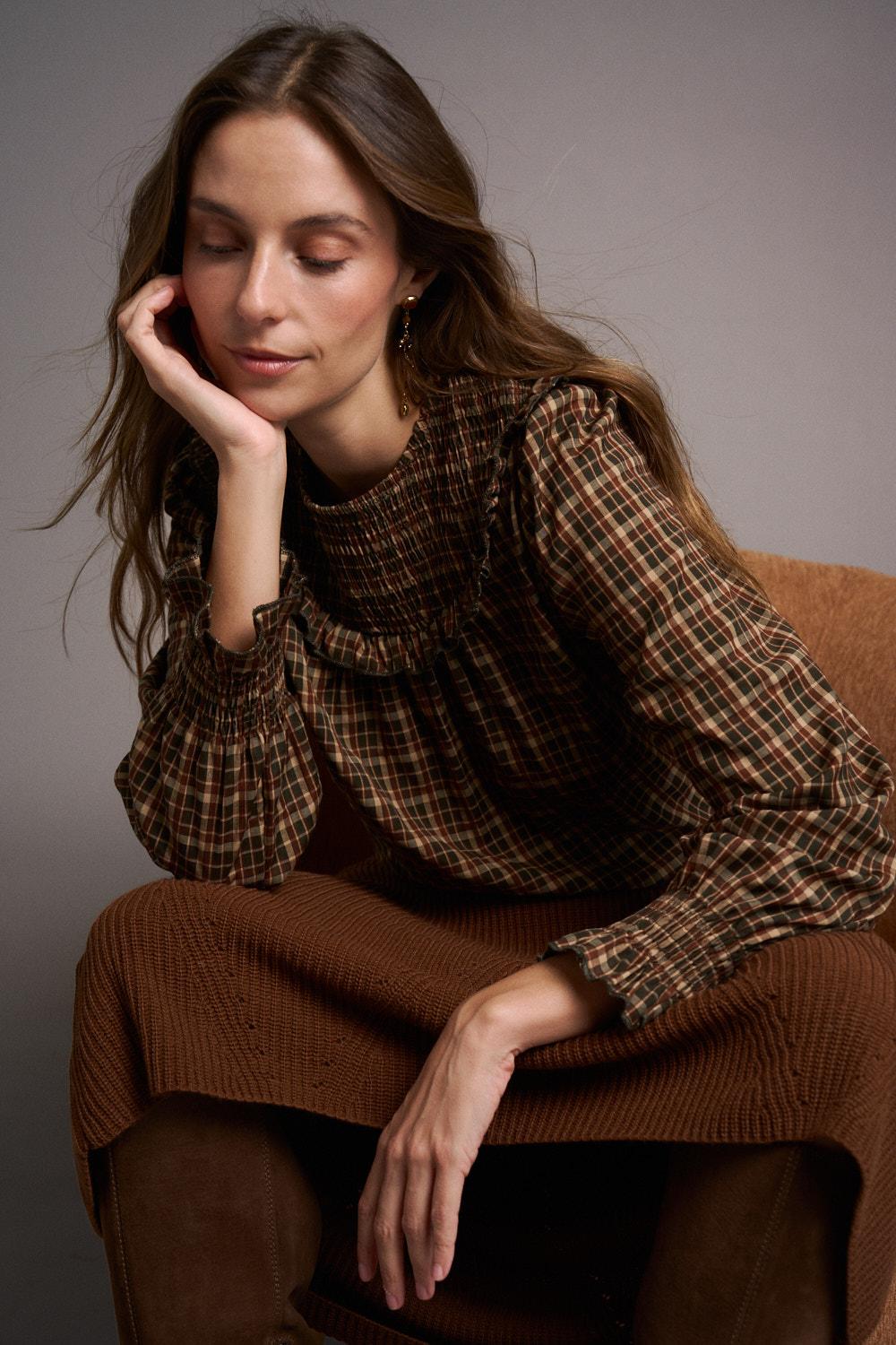 Mélanie Ruffle Blouse