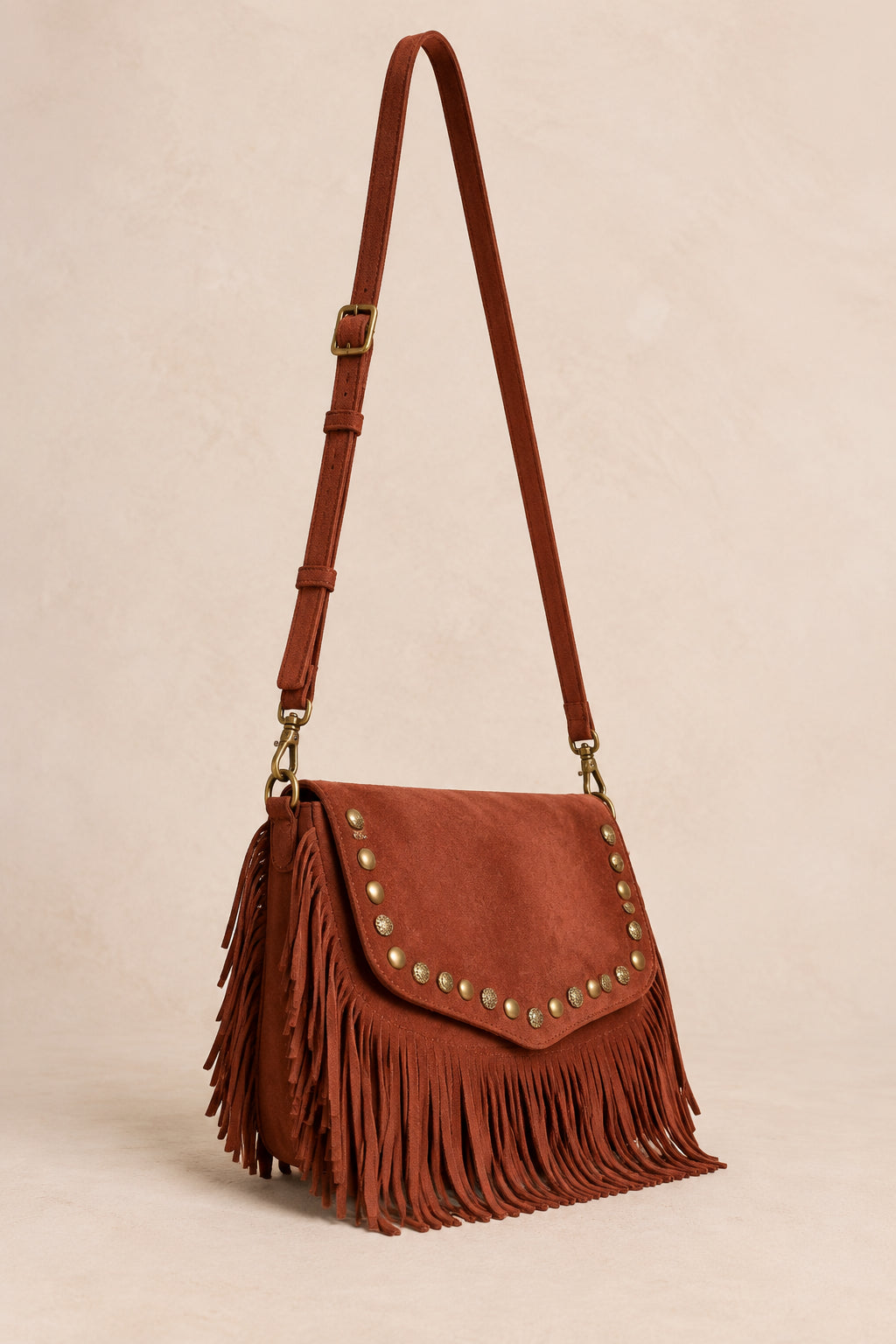 Bolso Piel Flecos Lizzy