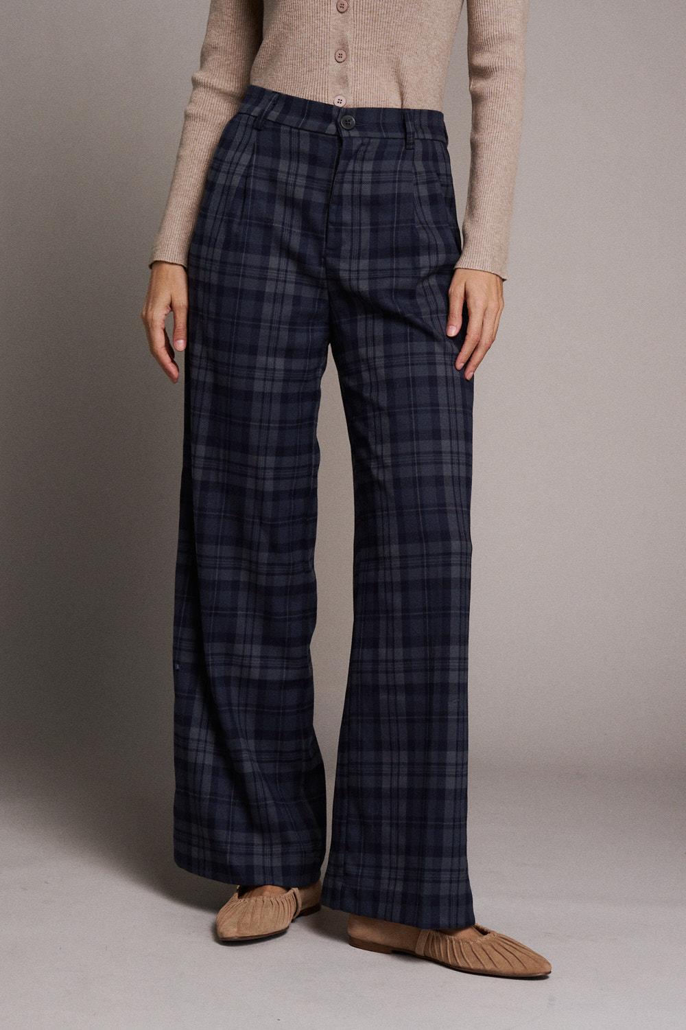 Perrine Check print Trousers