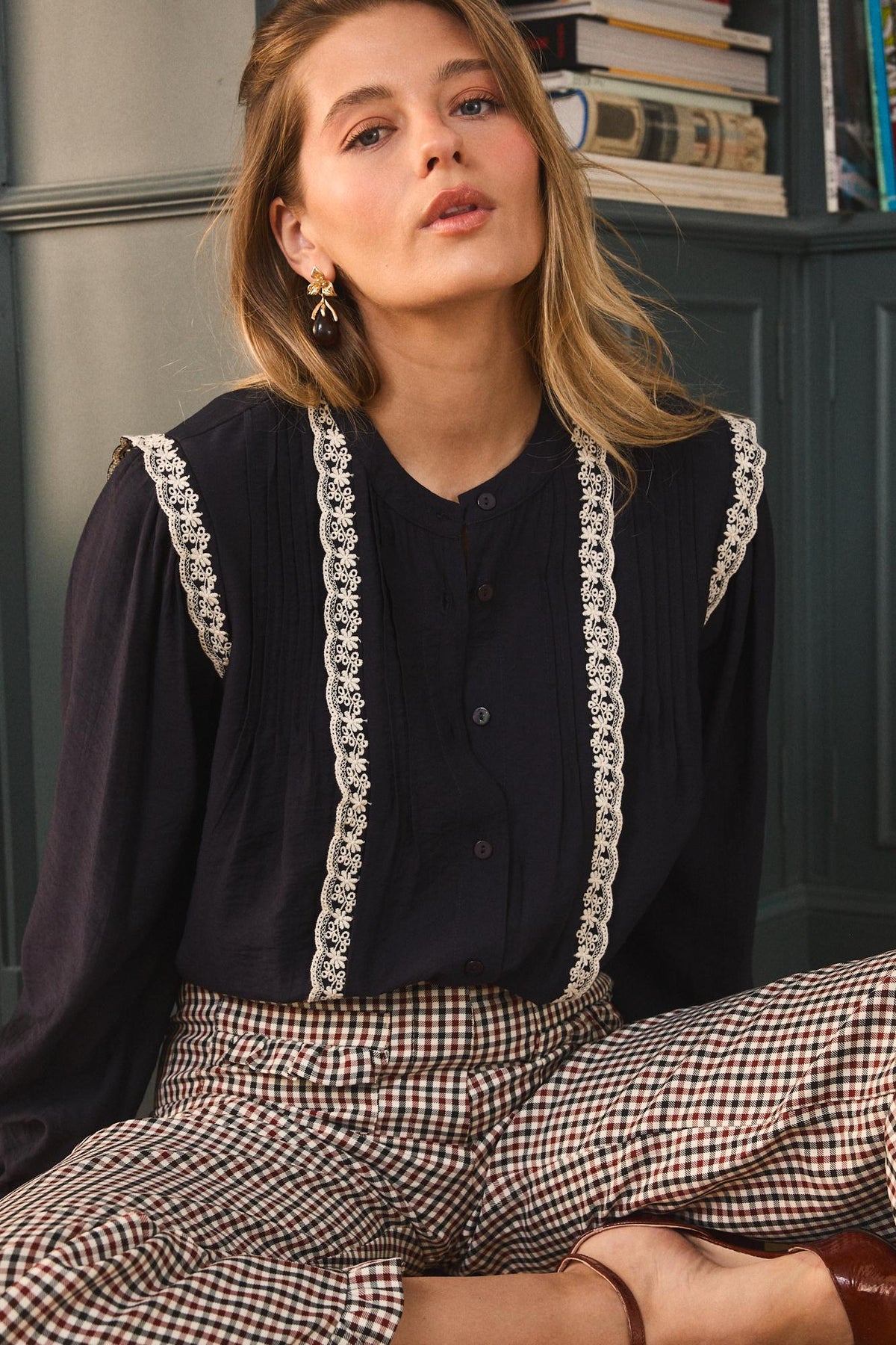 Danila Navy Shirt