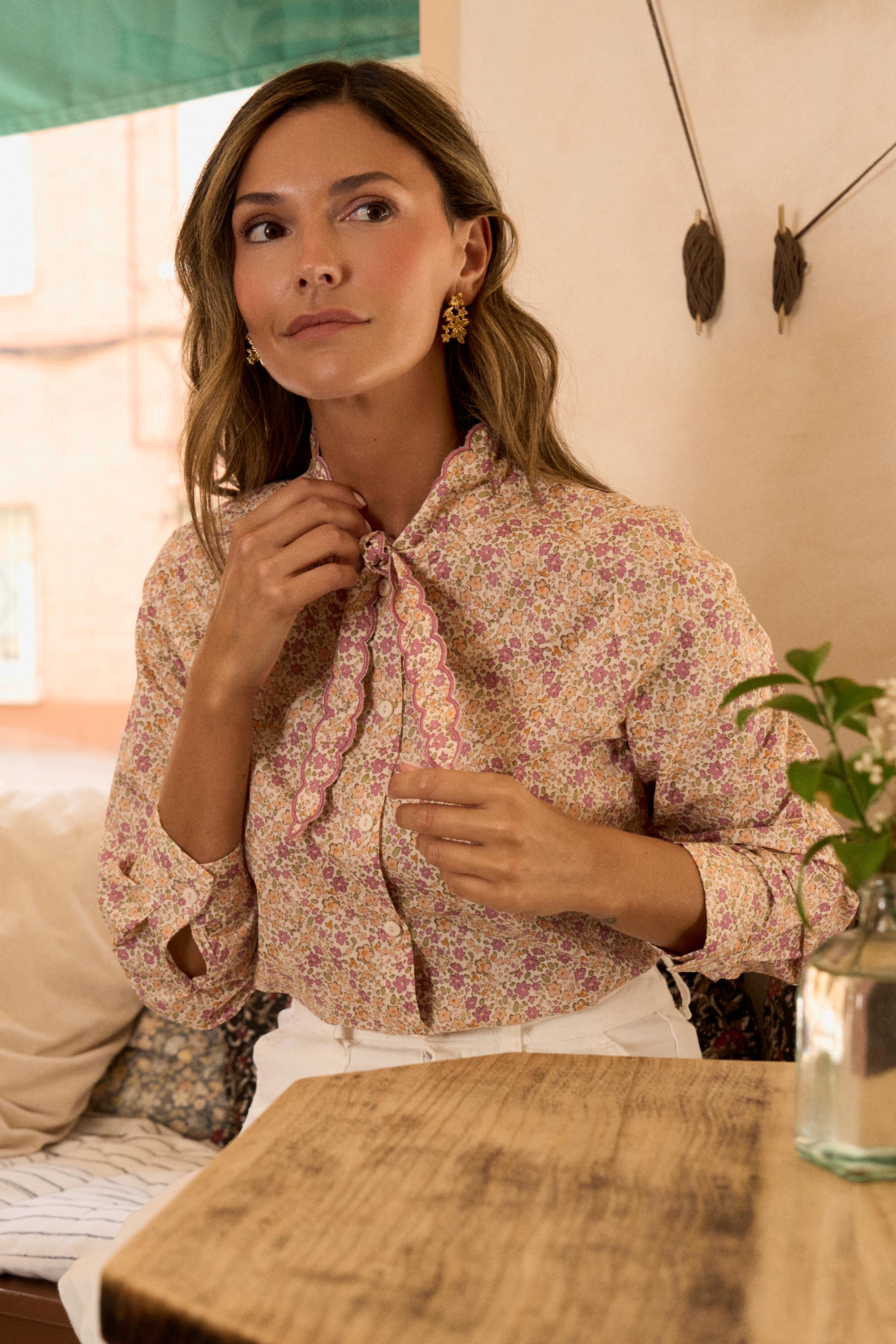 Camisa Estampada Nieva