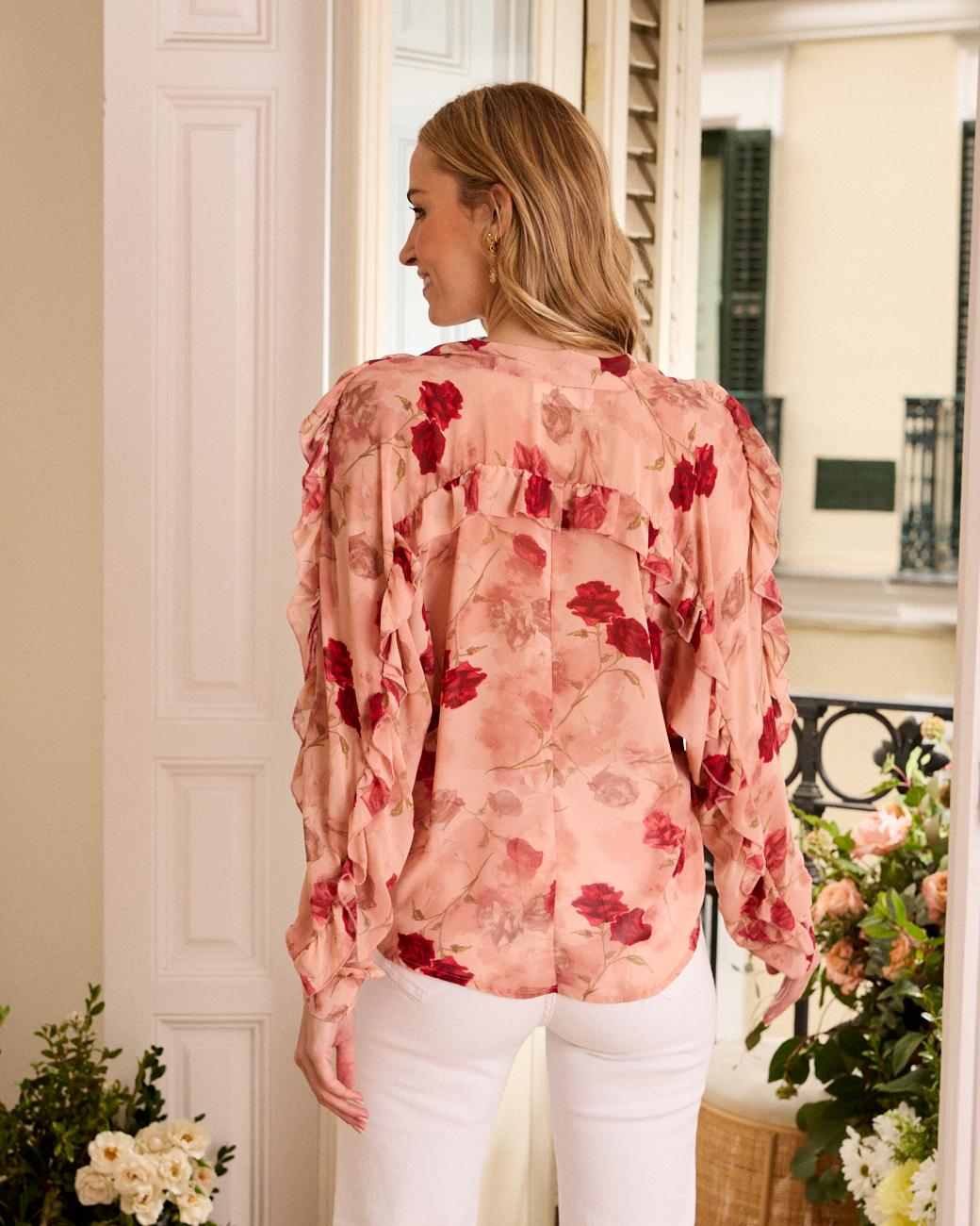 Blouse à nœud Sabrina