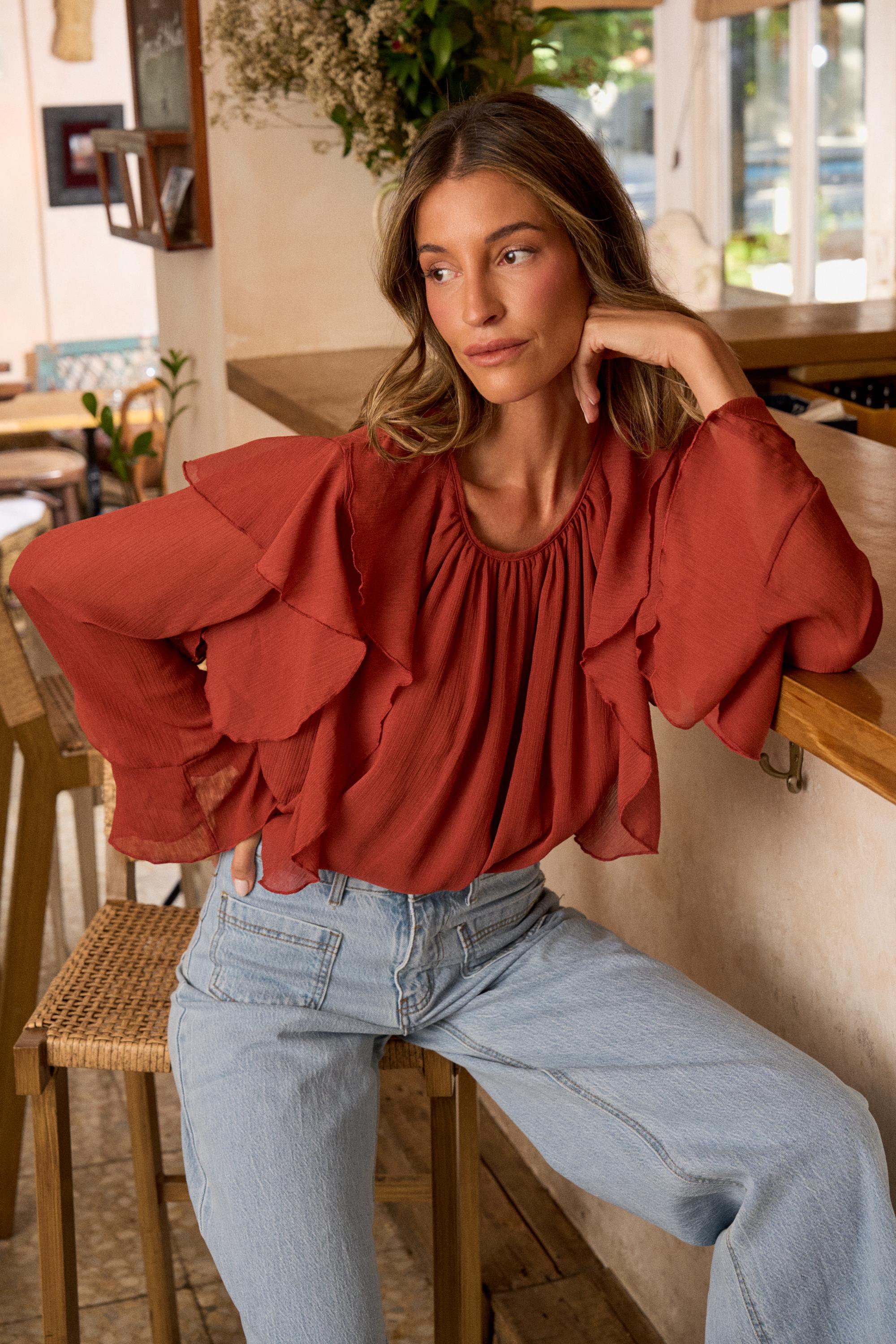 Blusa Volante Inaya