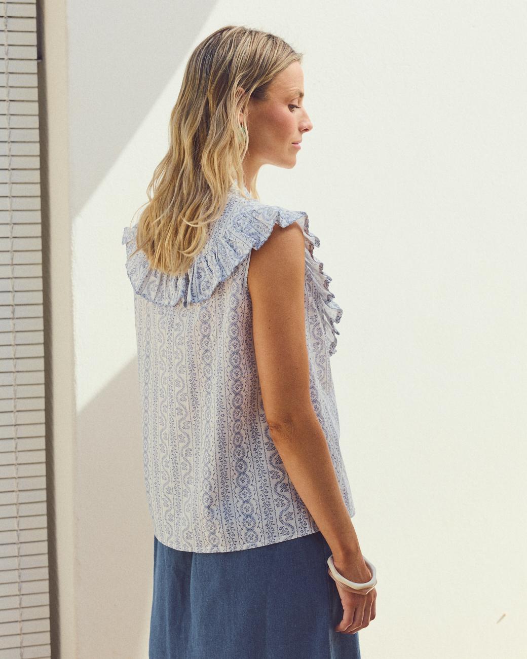 Chemise à volants Gladis
