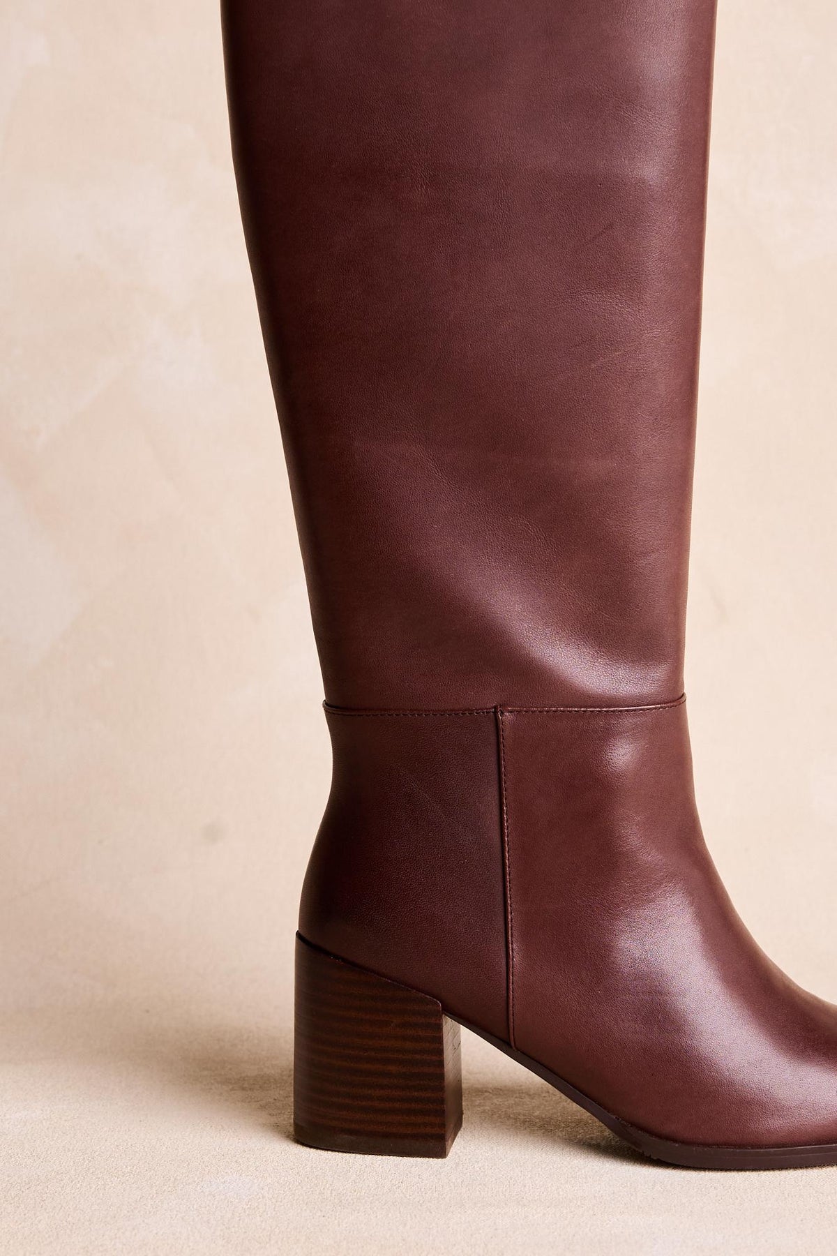 bottes en cuir Valeria
