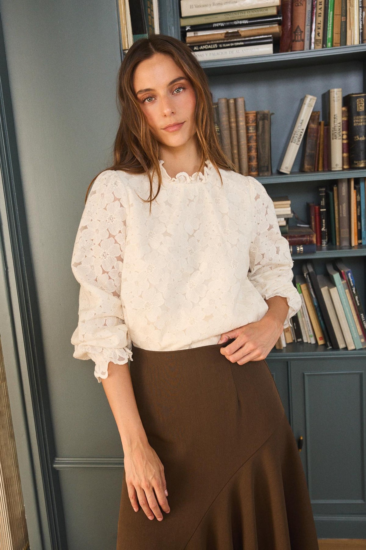 Blouse fleurs Vireia