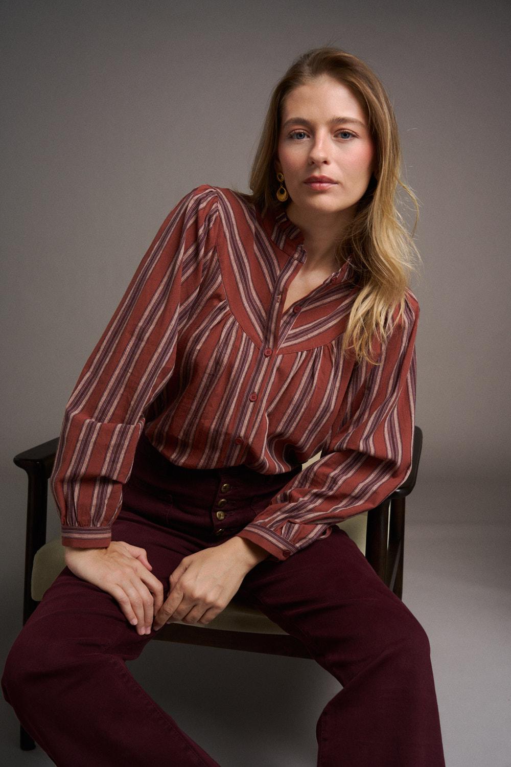 Chemise à rayures Juliette