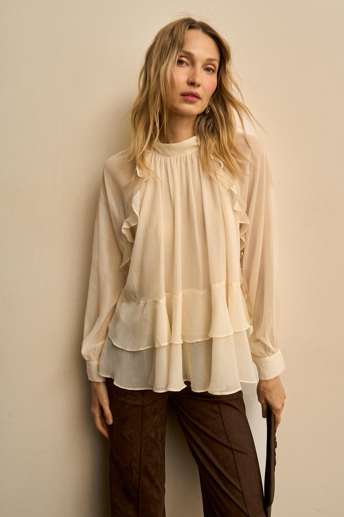 Elianeve Ruffle Blouse
