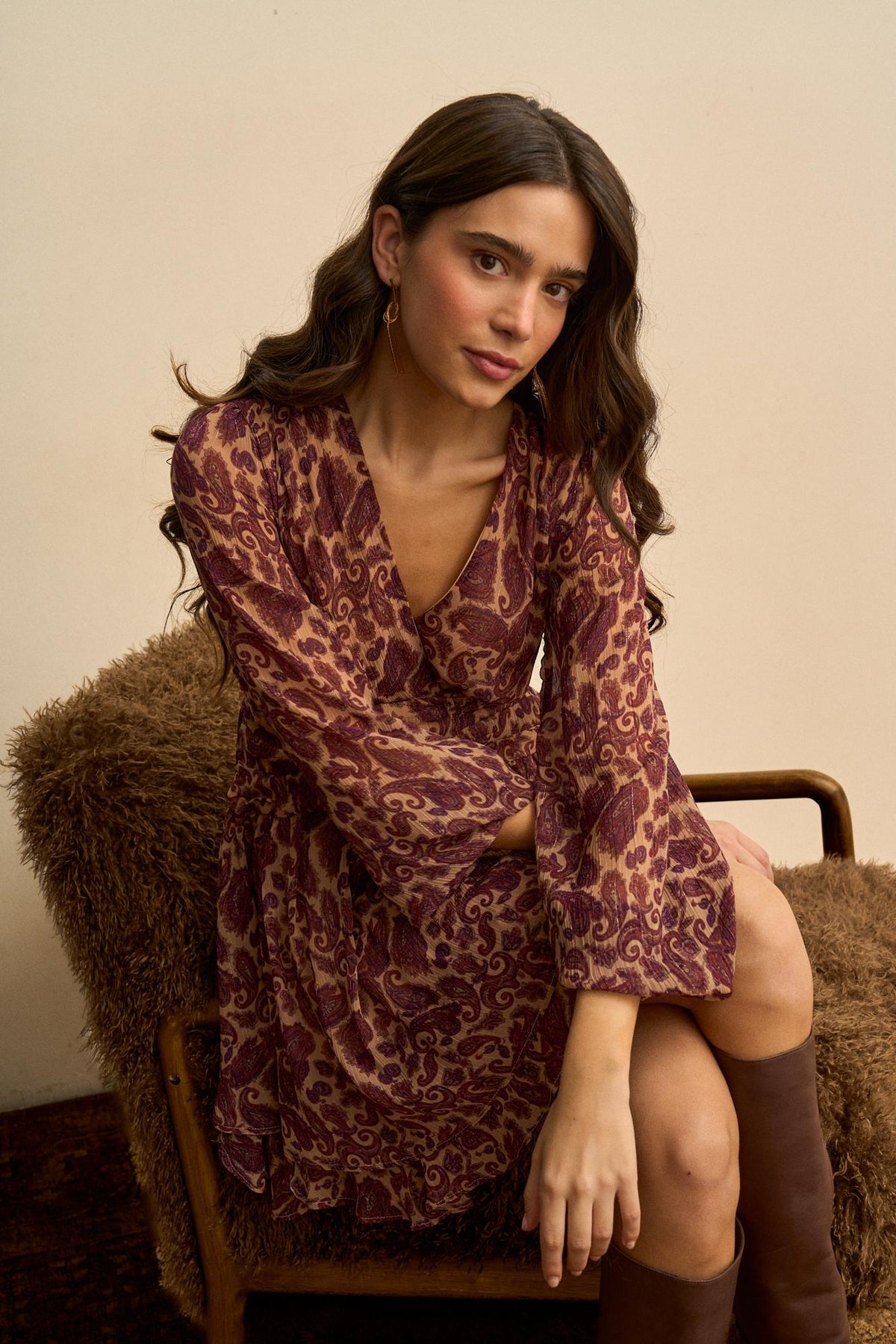Robe Court imprimé Isaline