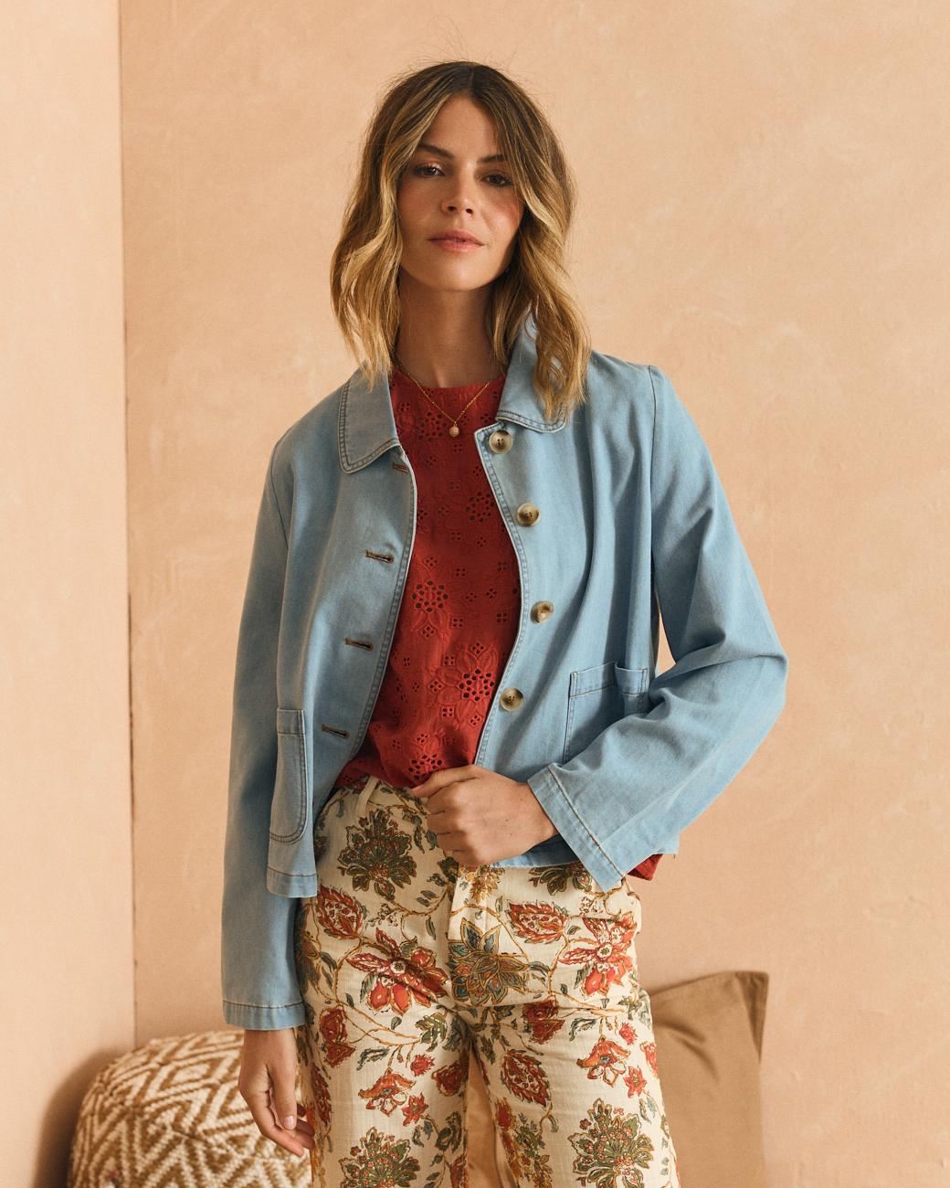Veste en denim Sira