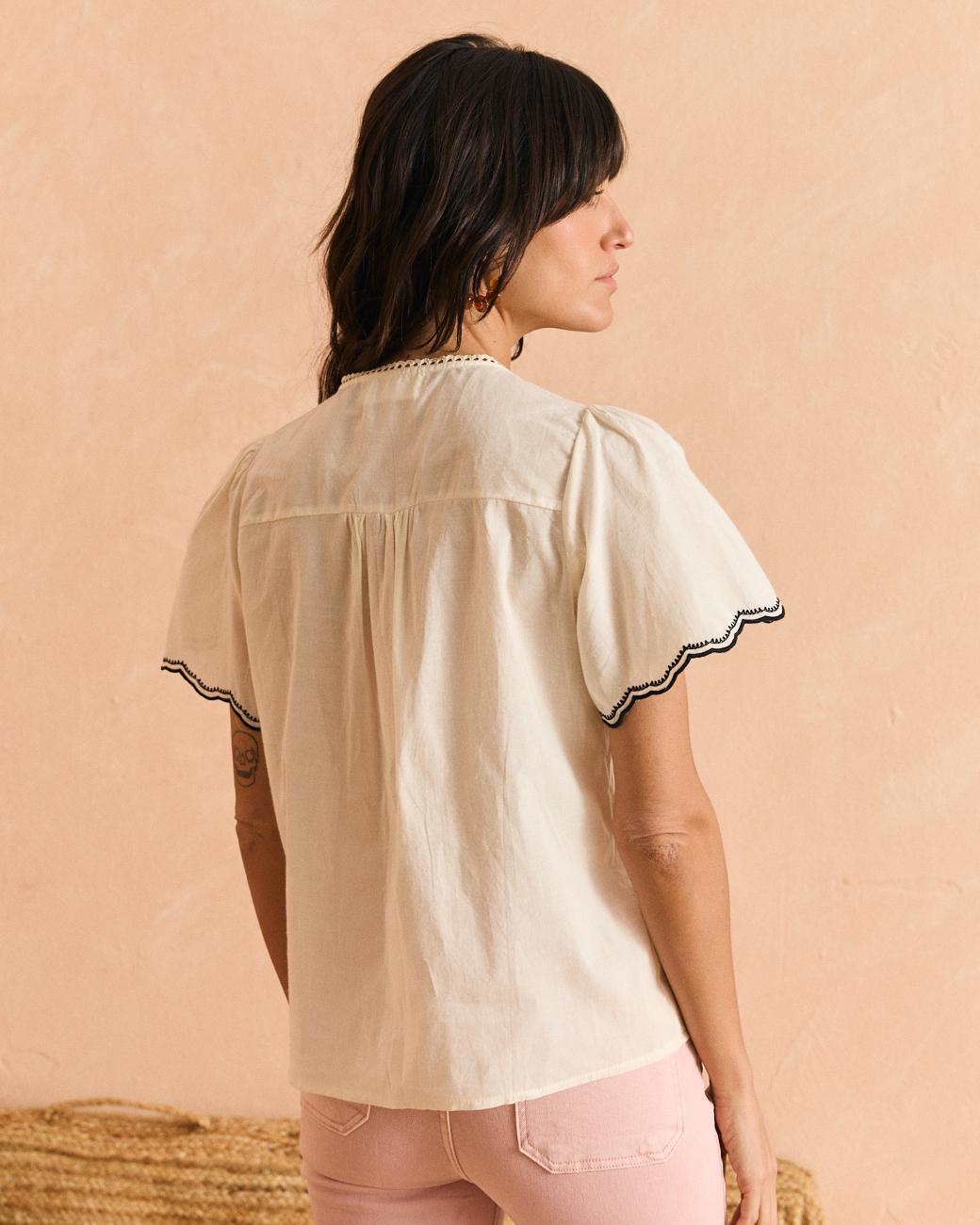 Chemise brodée Rubina