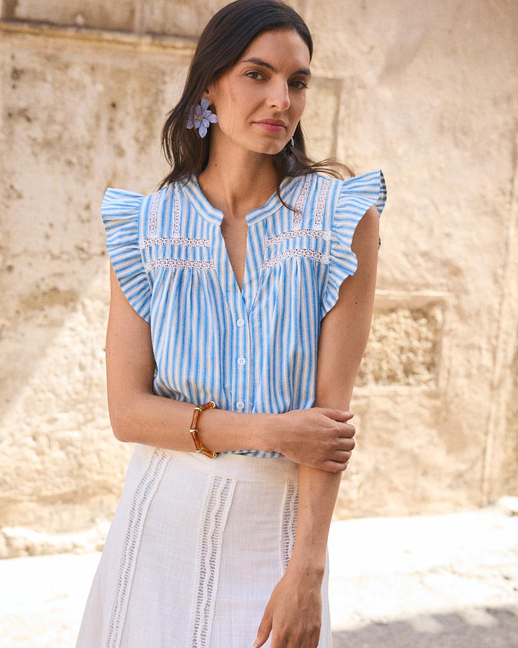 Lusiana Ruffled Shirt