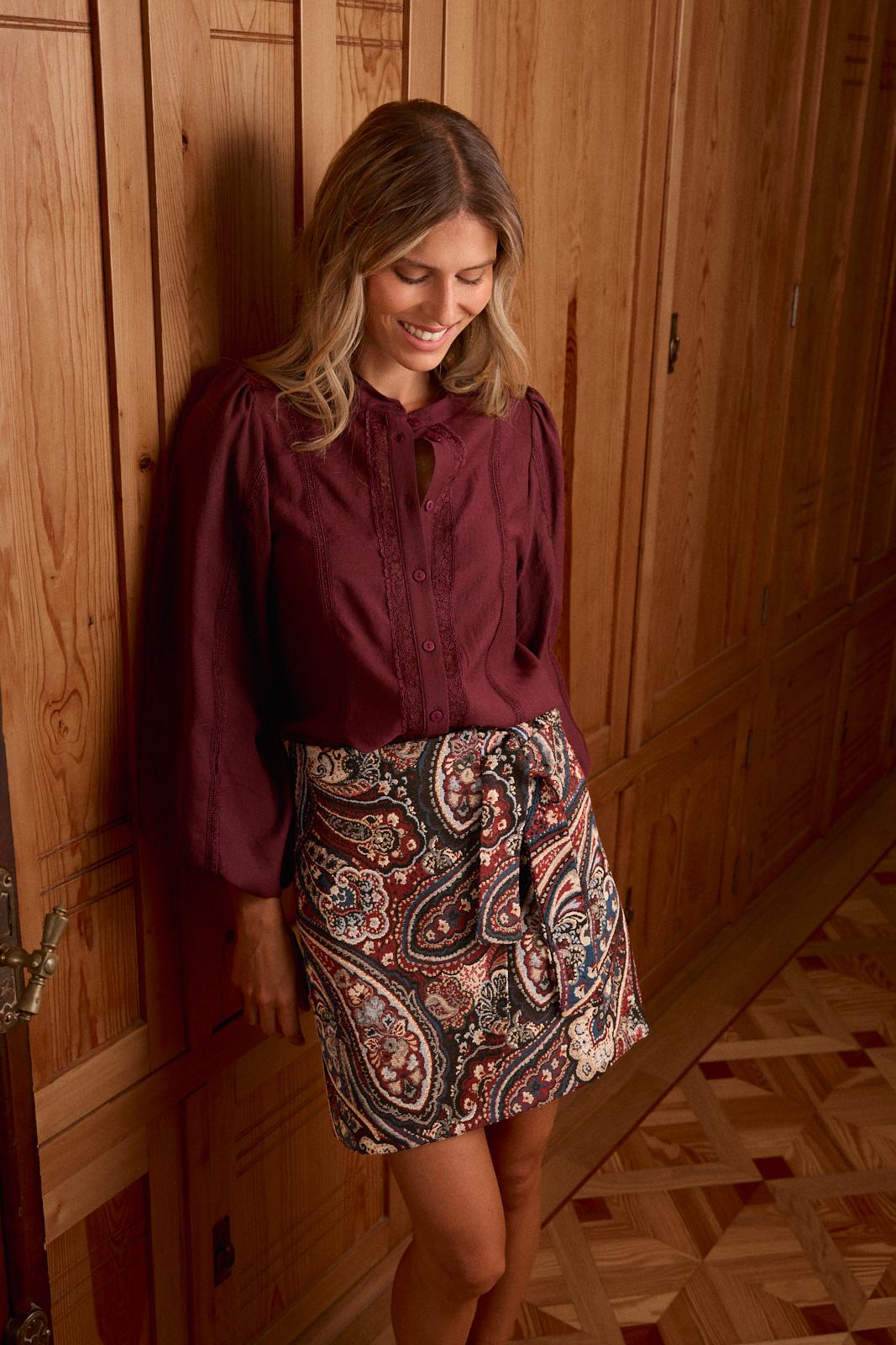 Falda paisley pepa