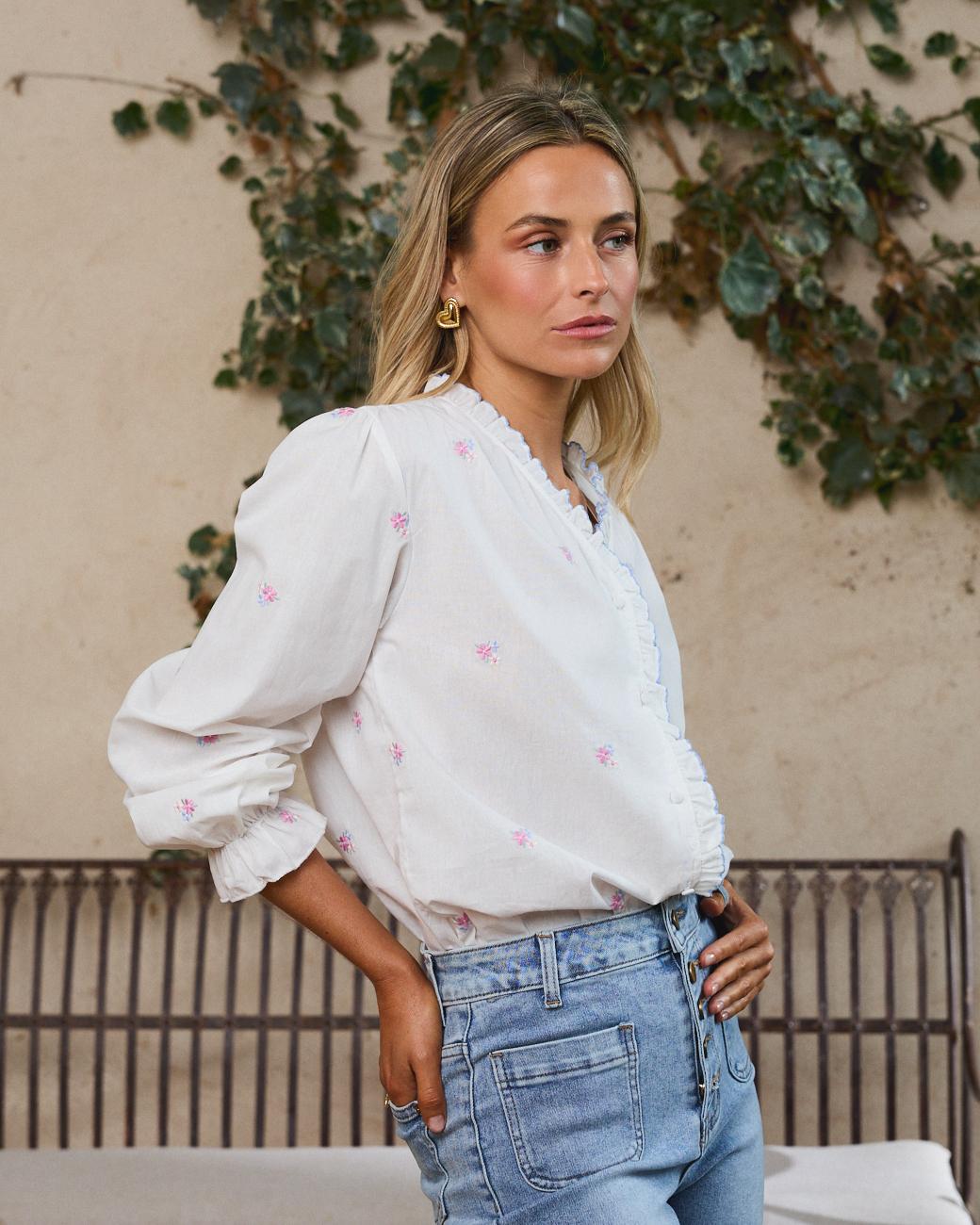 Rocío Deep V Shirt