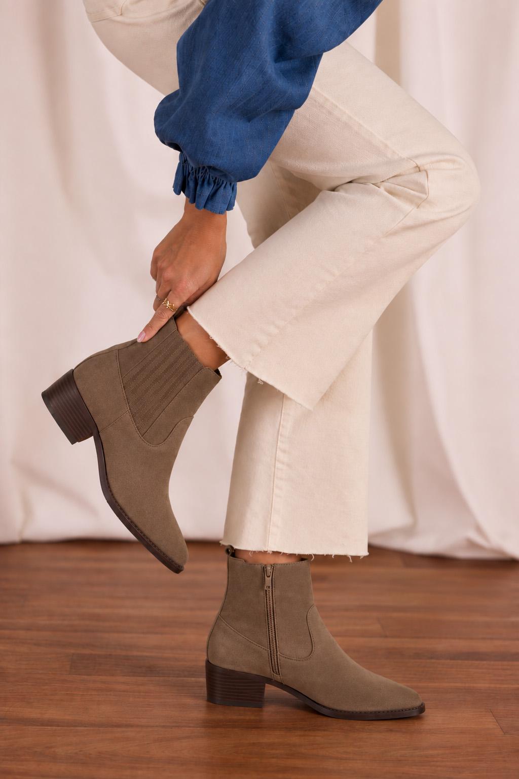 Georgina Leather Ankle Boot