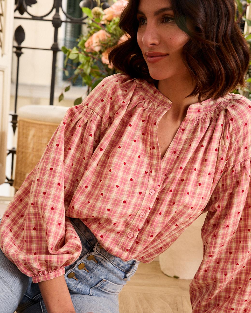 Blouse à cœurs Pilu