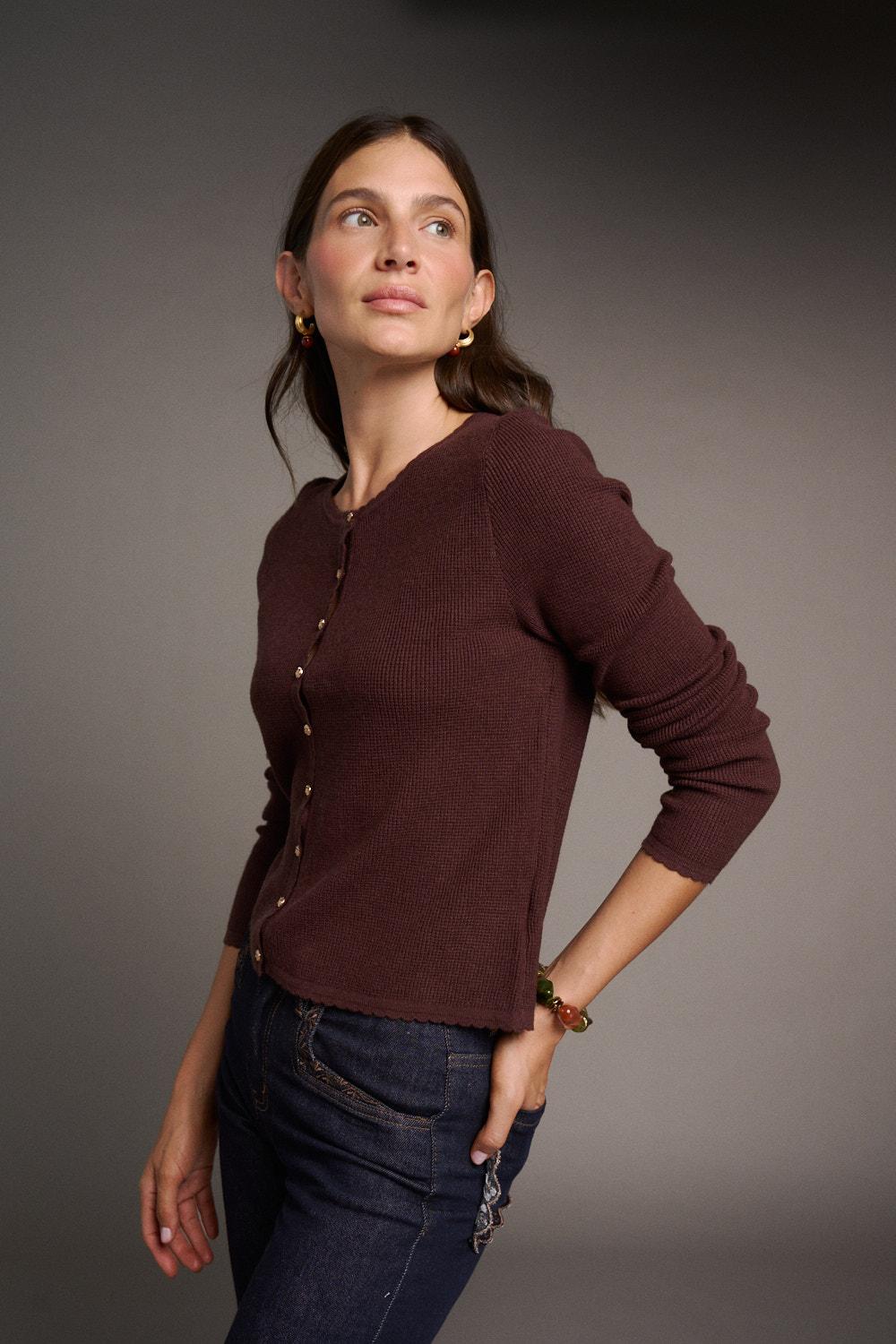 Cléo Button Cardigan