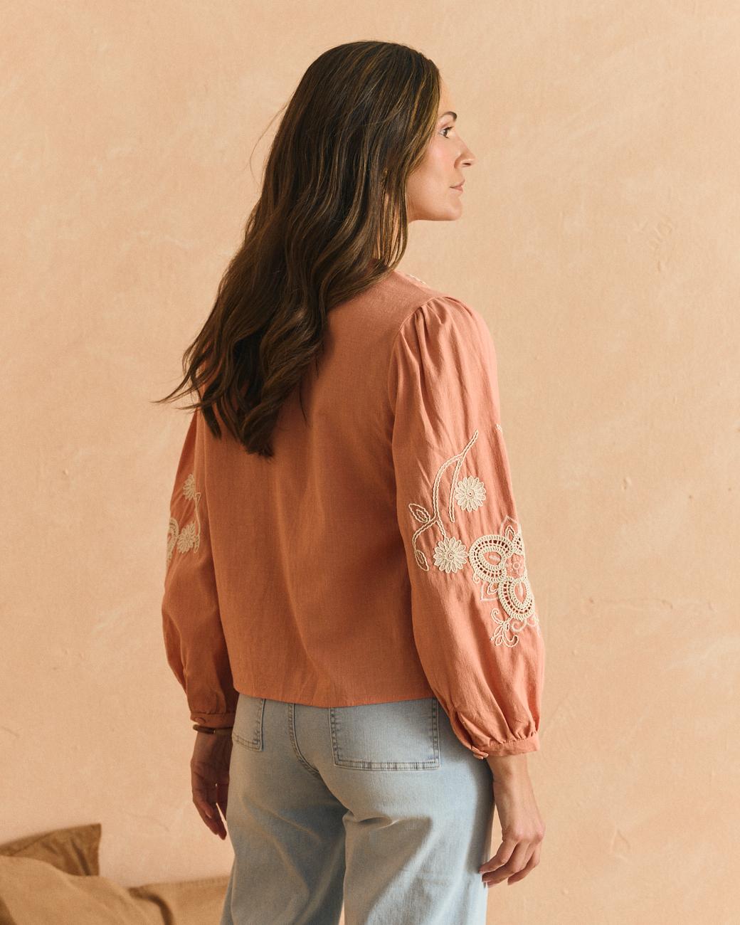 Chemise brodée Flavia