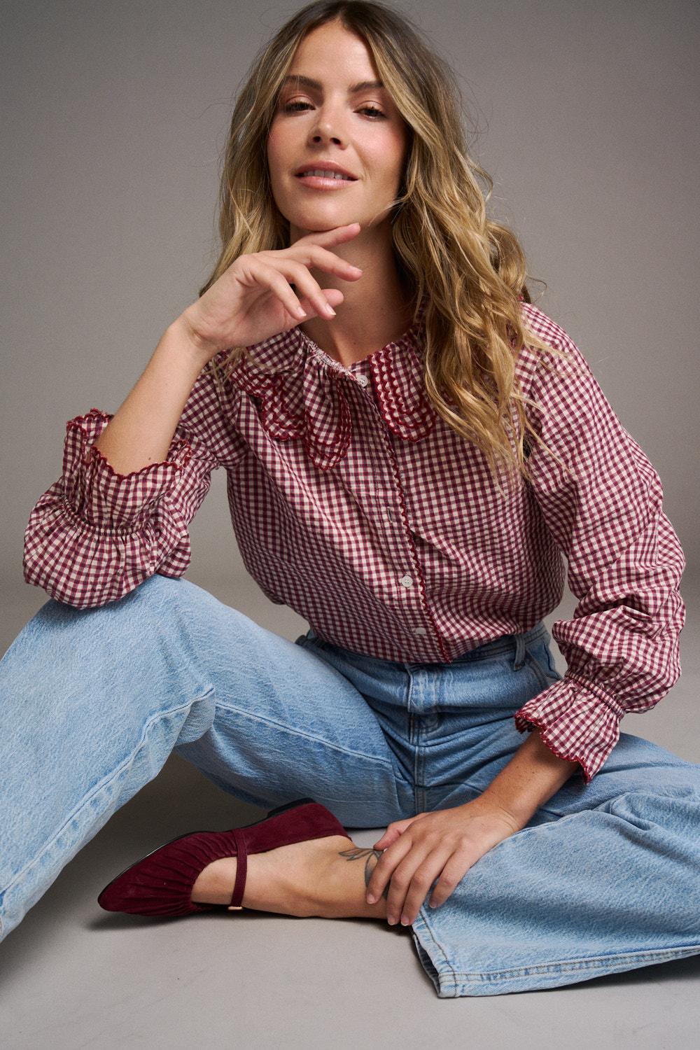 Blusa Cuadros Aurelia