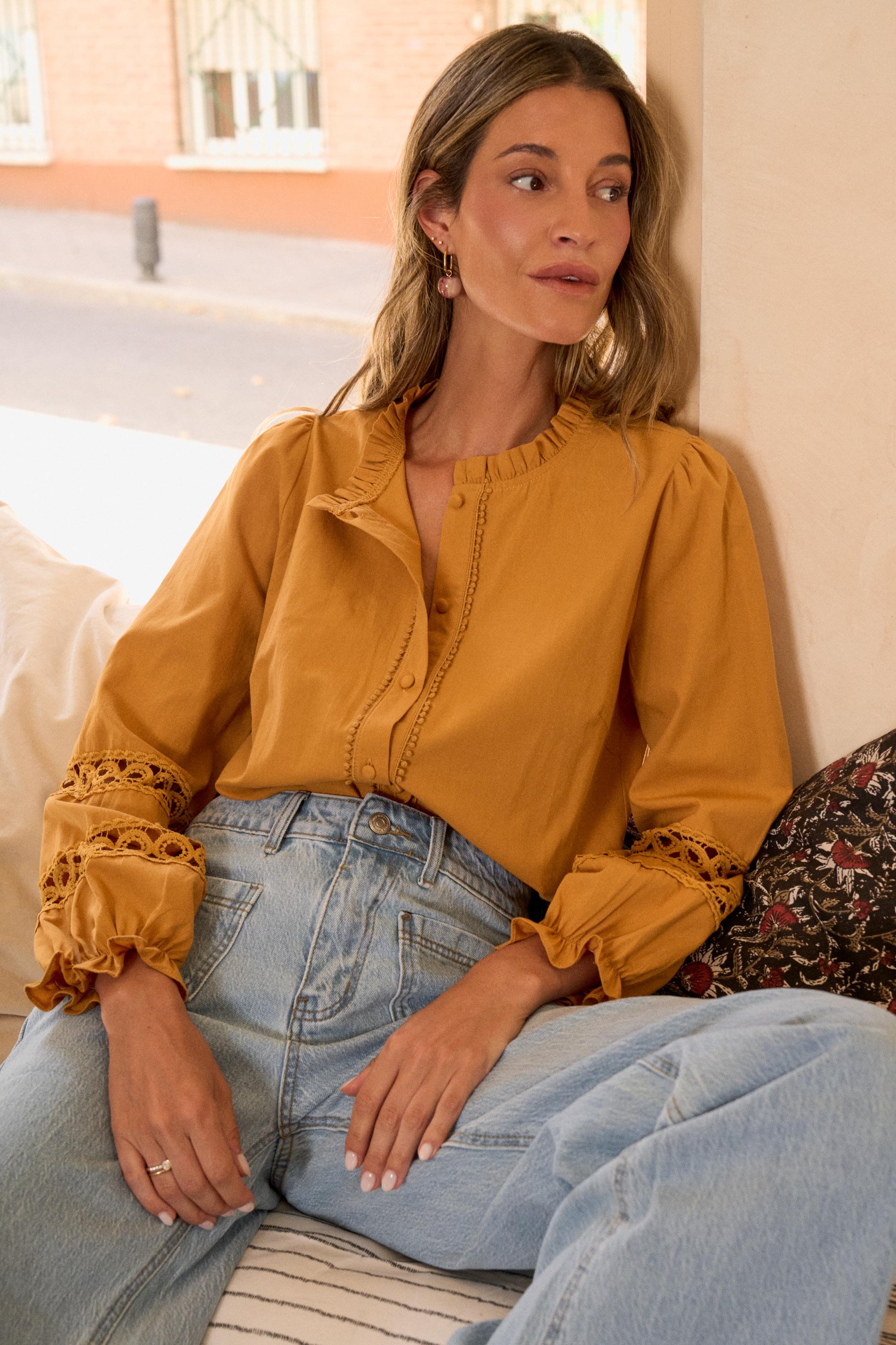 Camisa Troquelada Inma