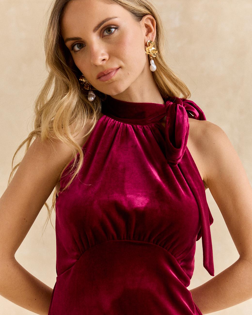 Vestido Terciopelo Iria