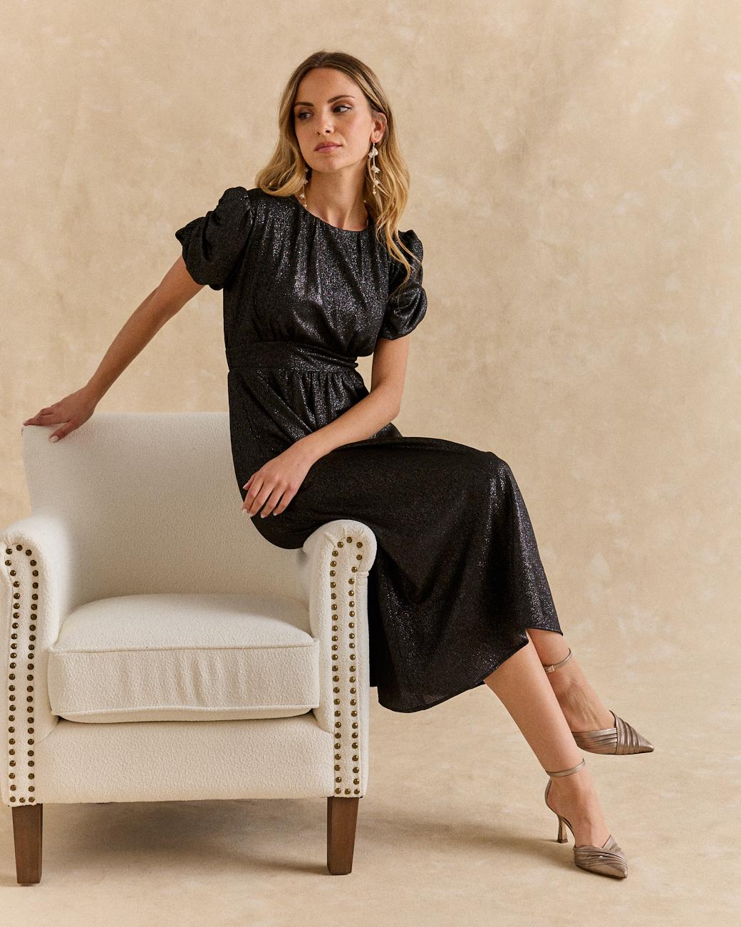 Vestido Lurex Minga