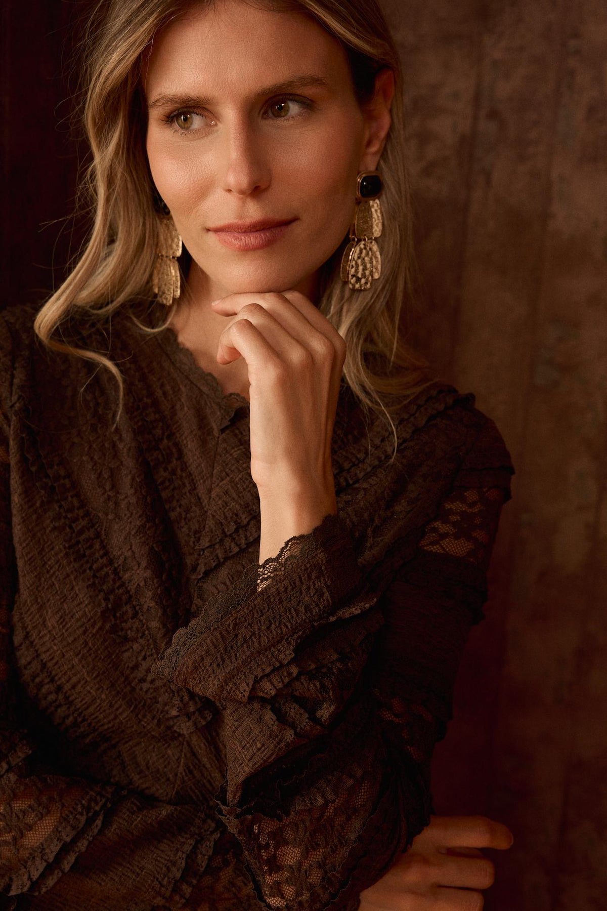 Pull en dentelle Albanta