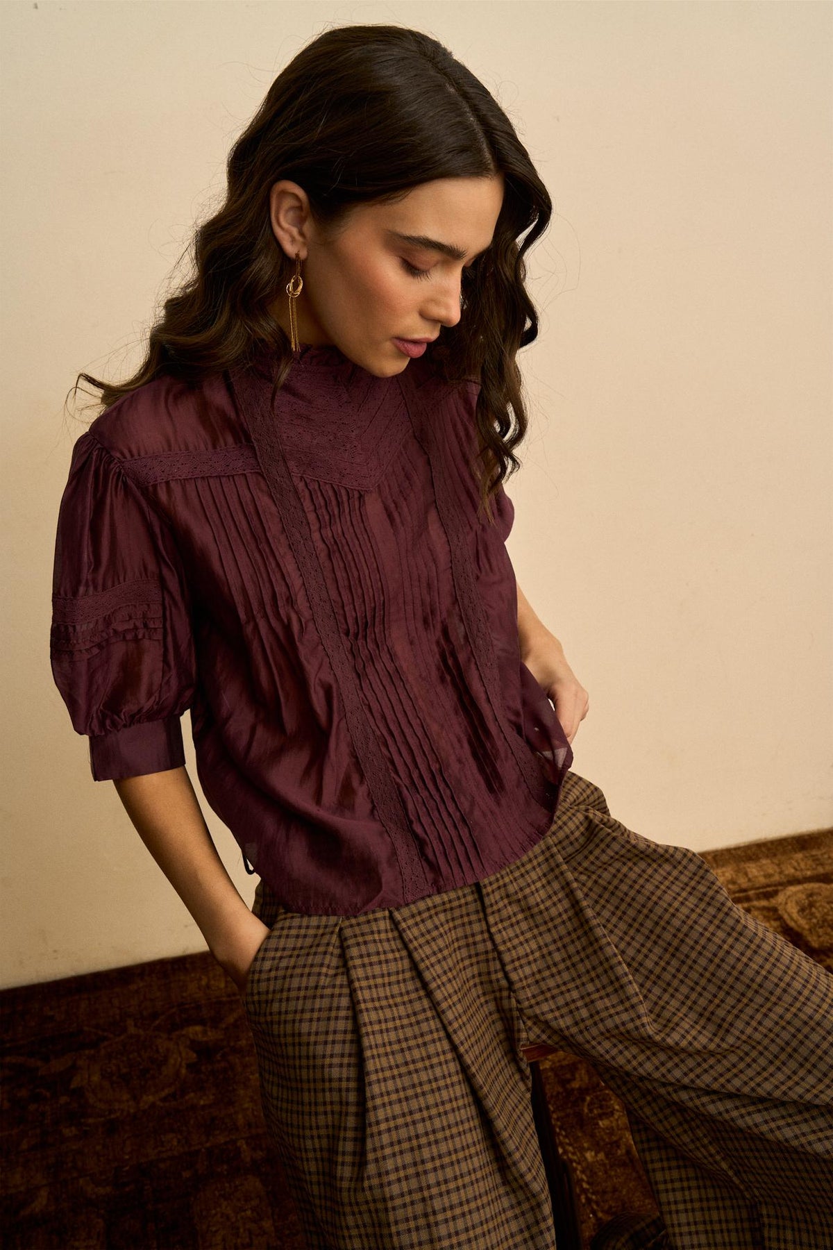 Blusa Jaretas Abullonada Soline