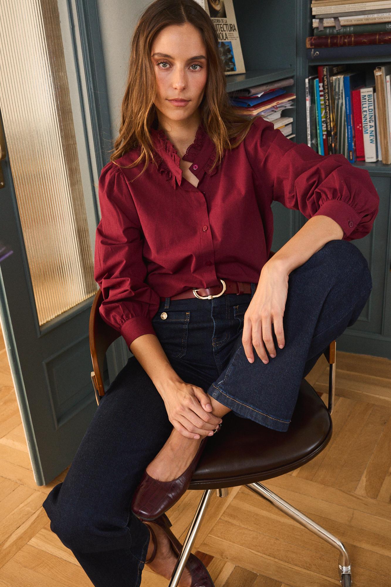 Rinna Collar Shirt