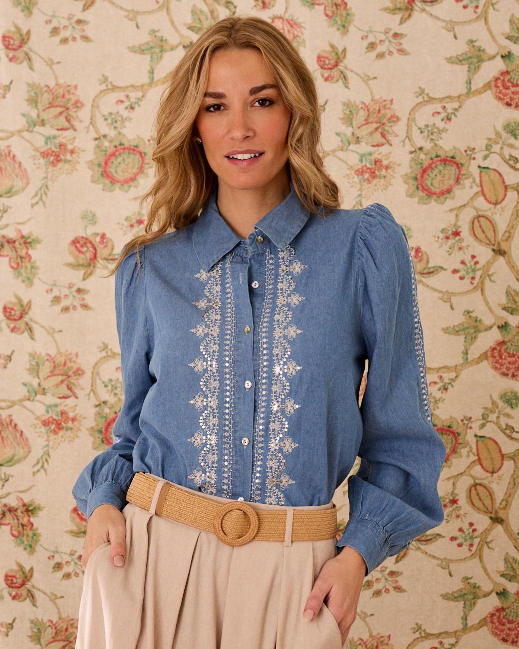 Chemise en denim Priscila