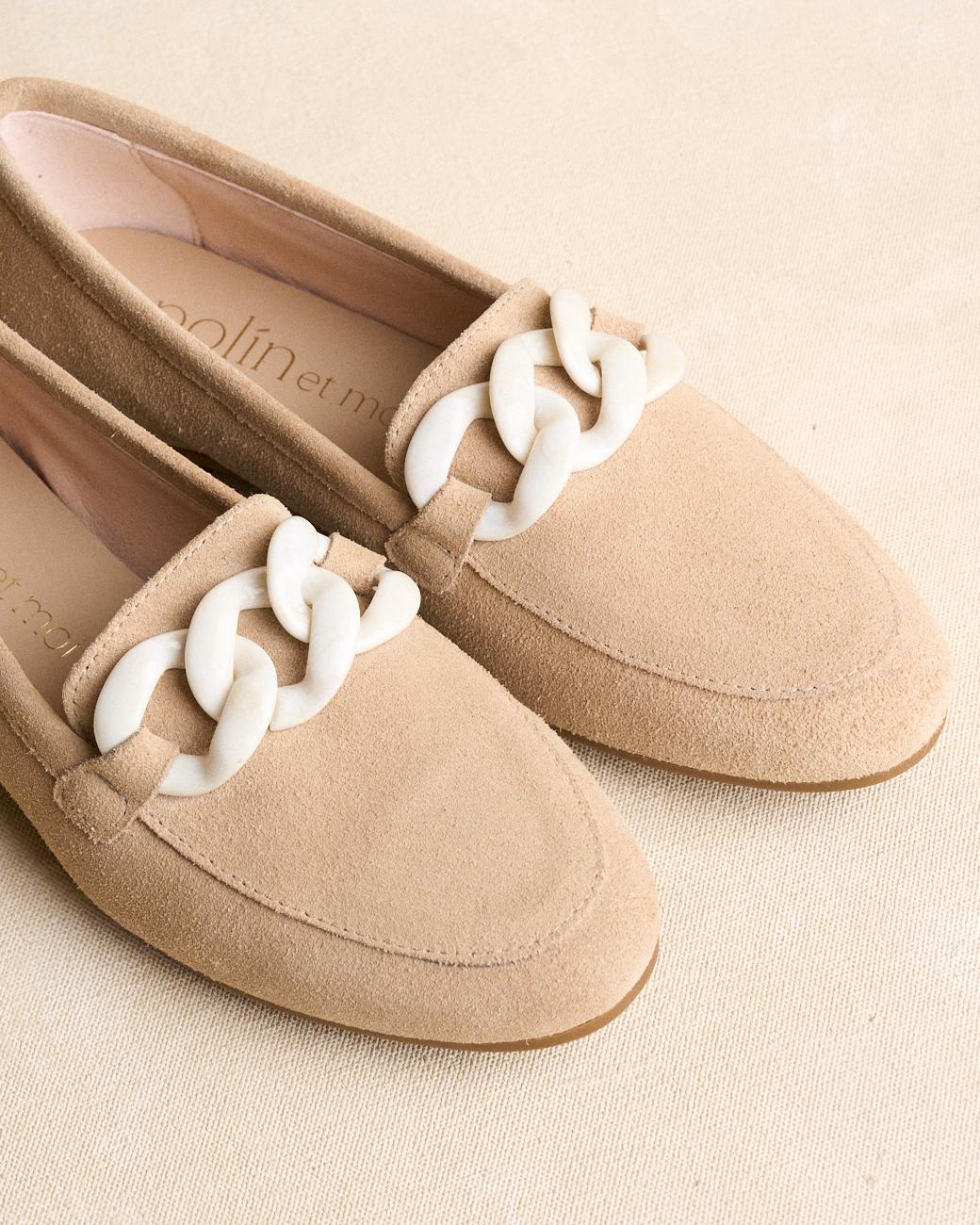 Mocassin beige Pilar