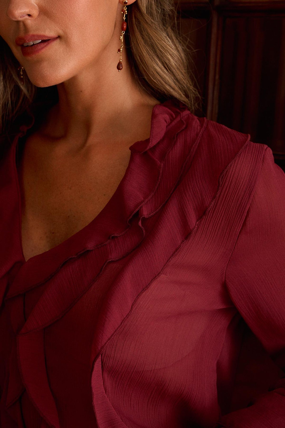 Camisa Burdeos Anita