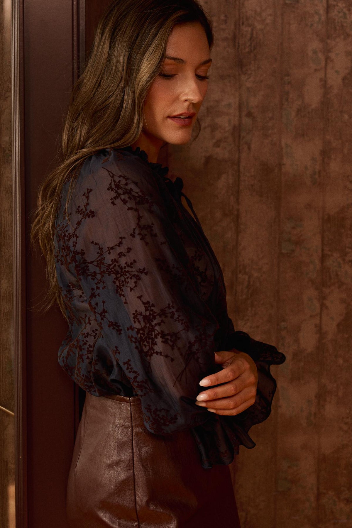 Blusa terciopelo Nulia