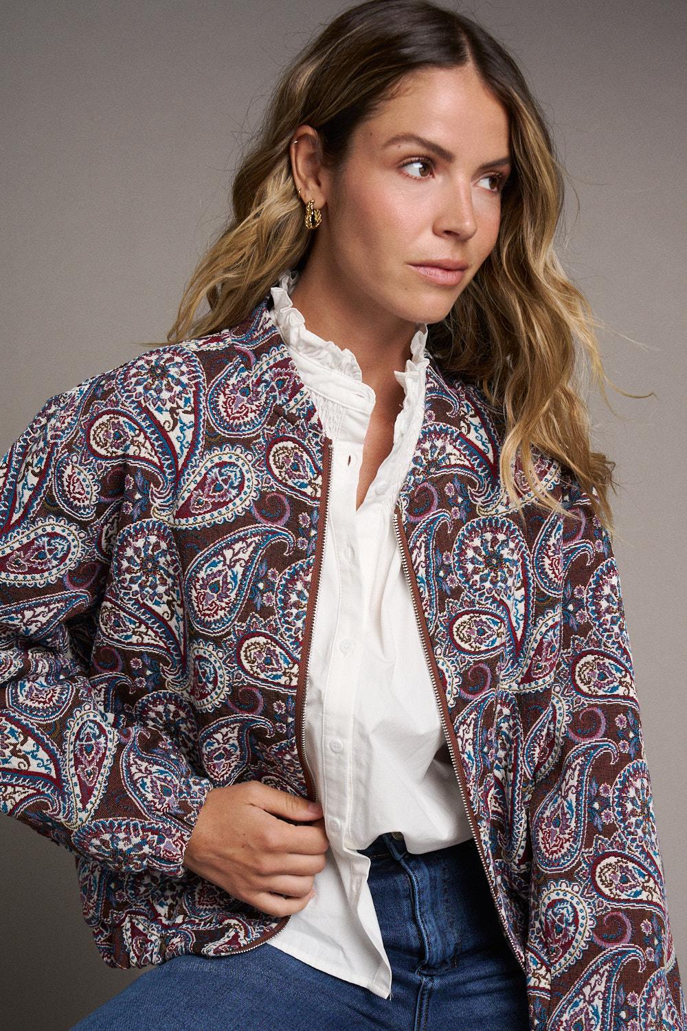 Chaqueta Paisley Adèle